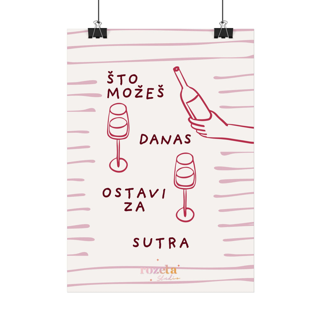 Take It Easy – Statement Poster