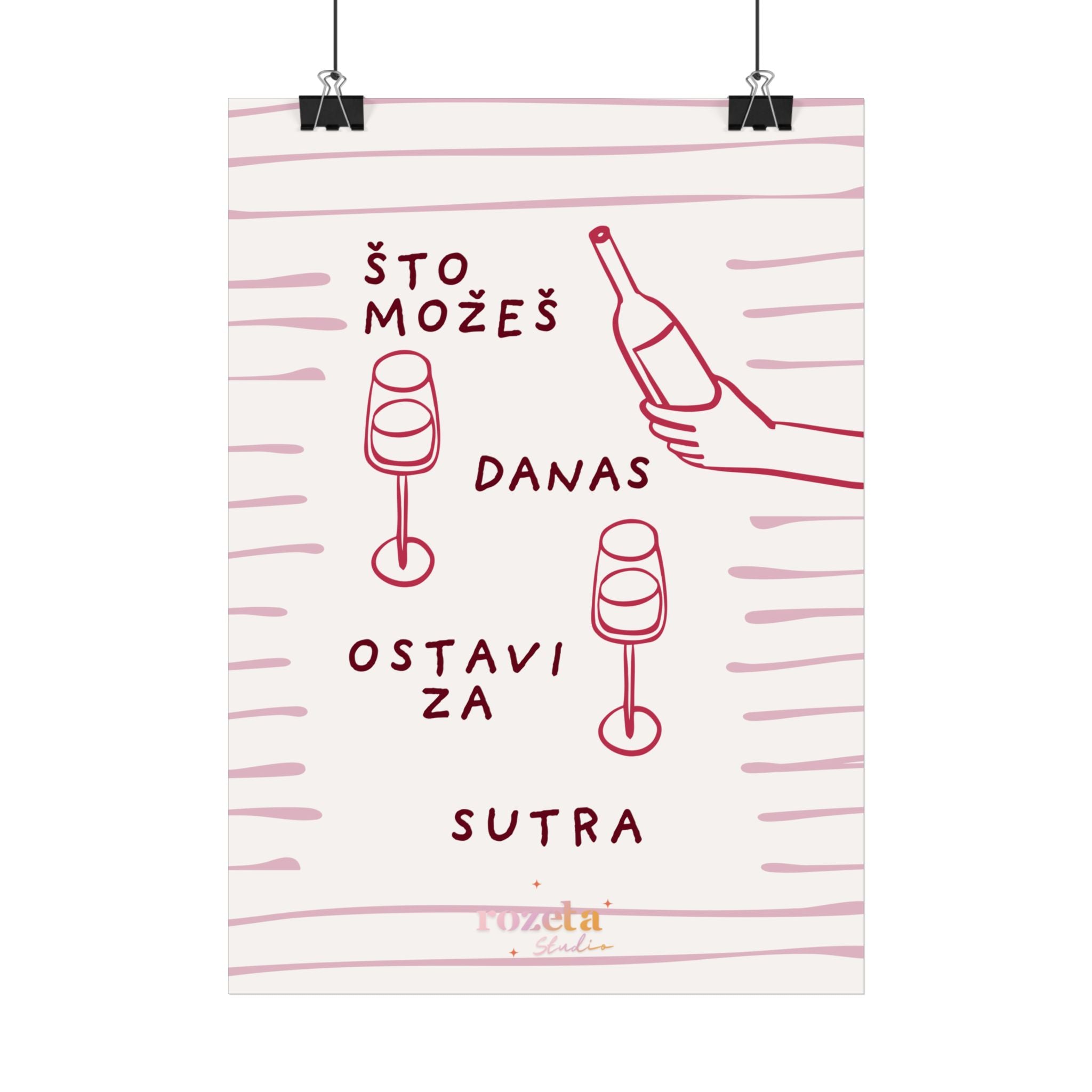 Take It Easy – Statement Poster