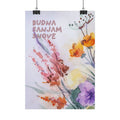 Budna sanjam snove – Kunstdruck mit Wildblumen