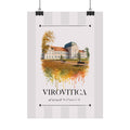 Virovitica Poster – Wahrzeichen Illustration | Stadtposter Kroatien
