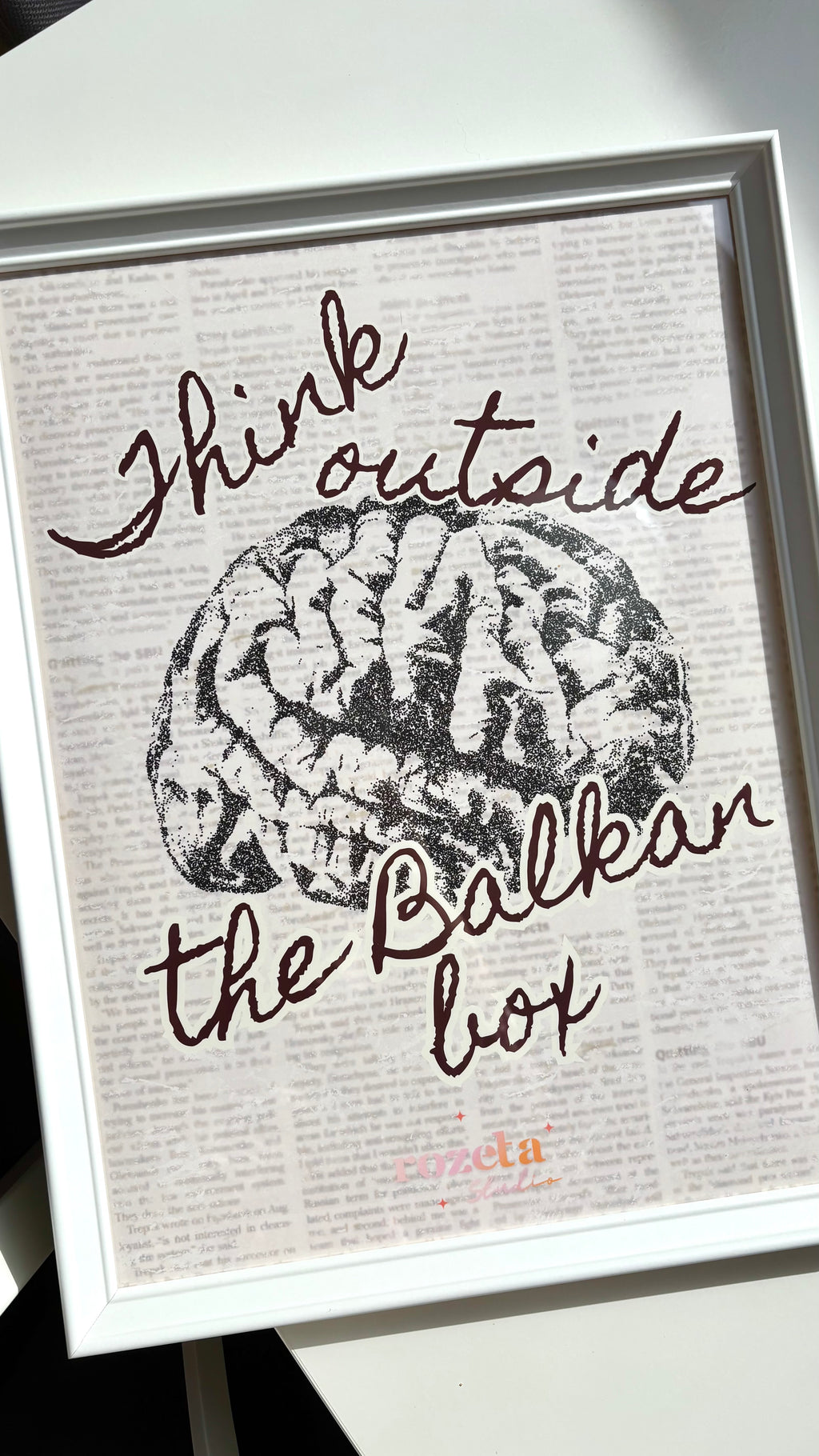 Statement Poster – „Think Outside the Balkan Box“
