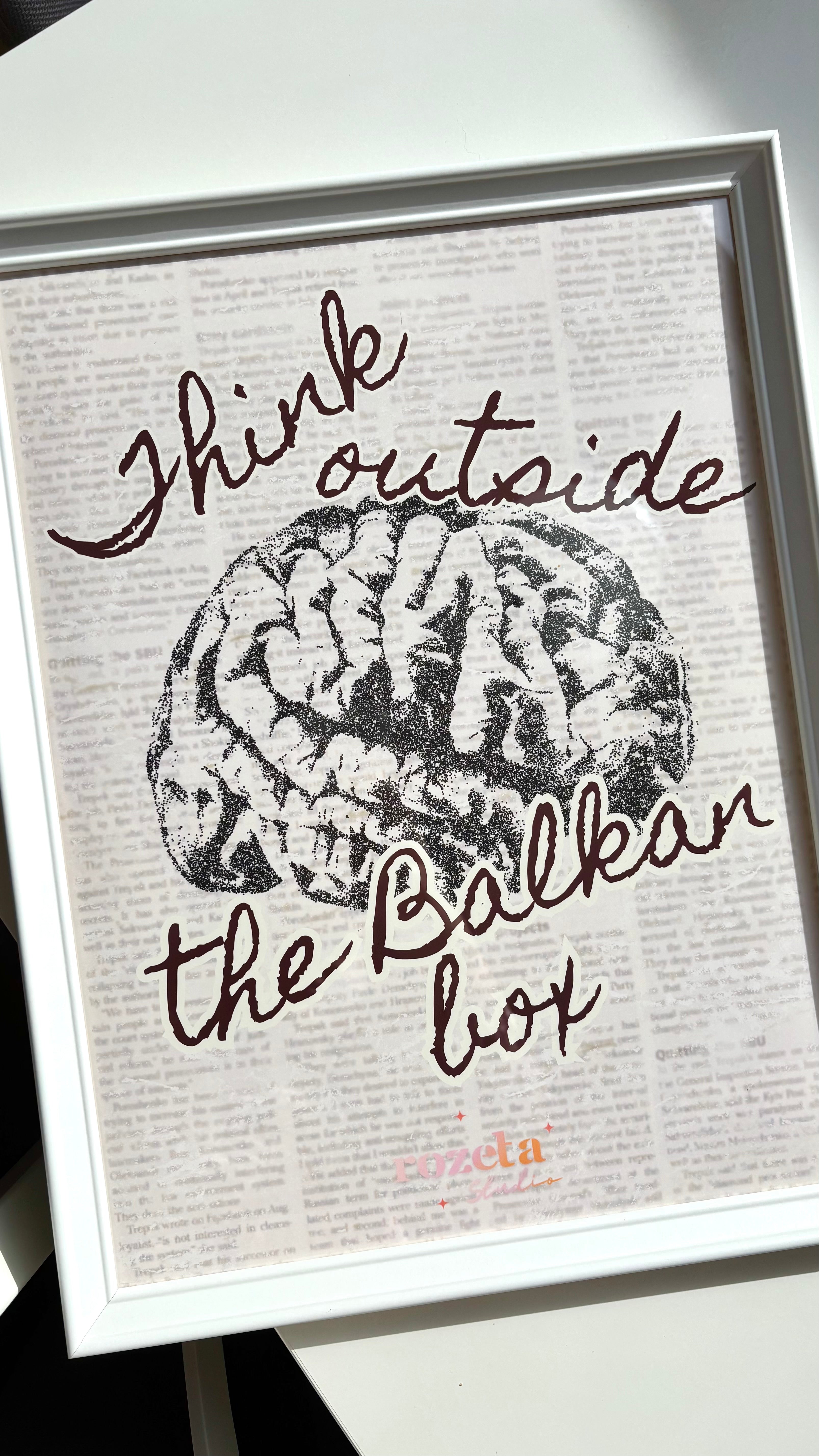 Statement Poster – „Think Outside the Balkan Box“