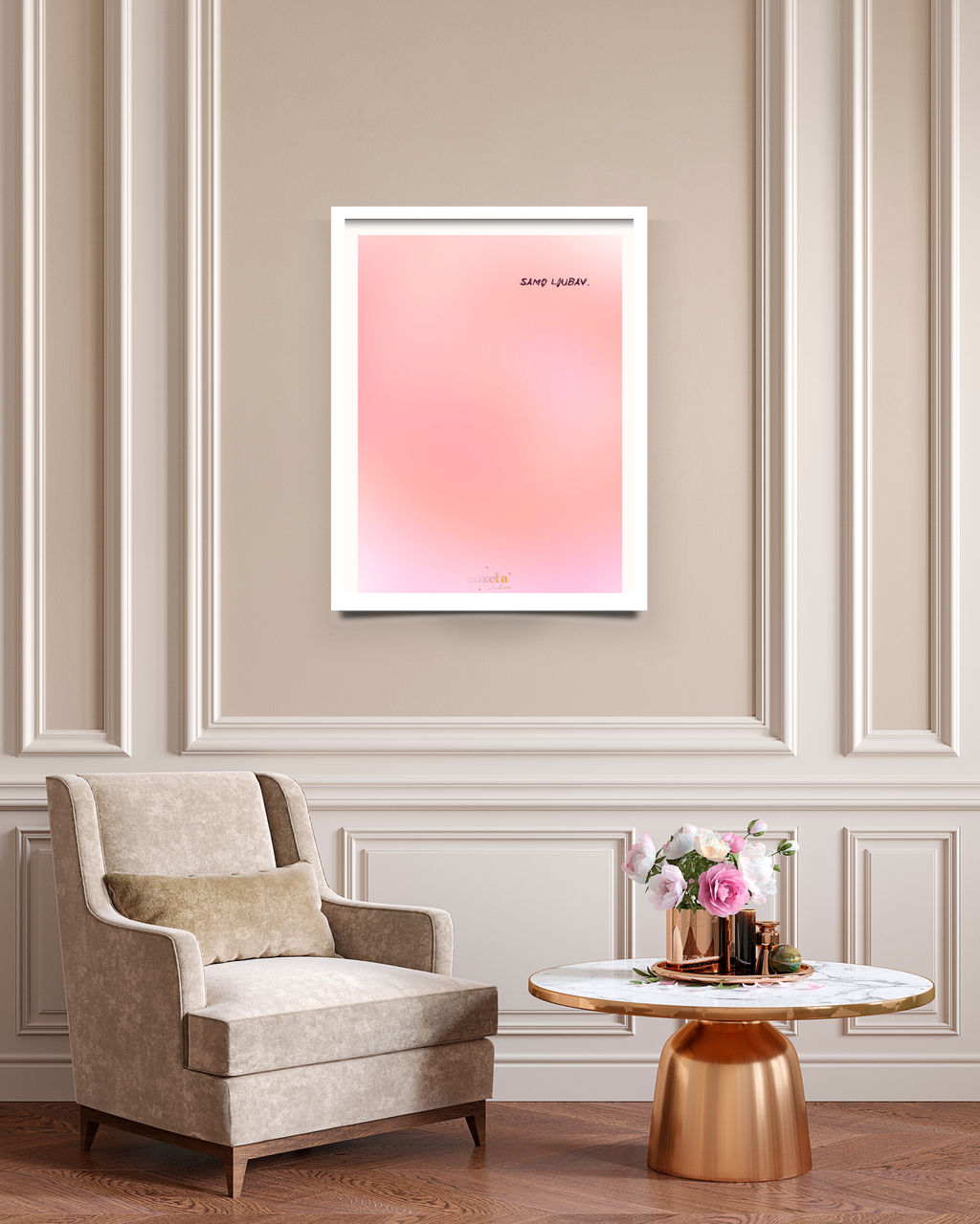 Nur Liebe – Gradient Poster