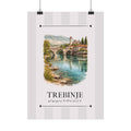 Trebinje Poster – Wahrzeichen Illustration | Stadtposter Bosnien und Herzegowina