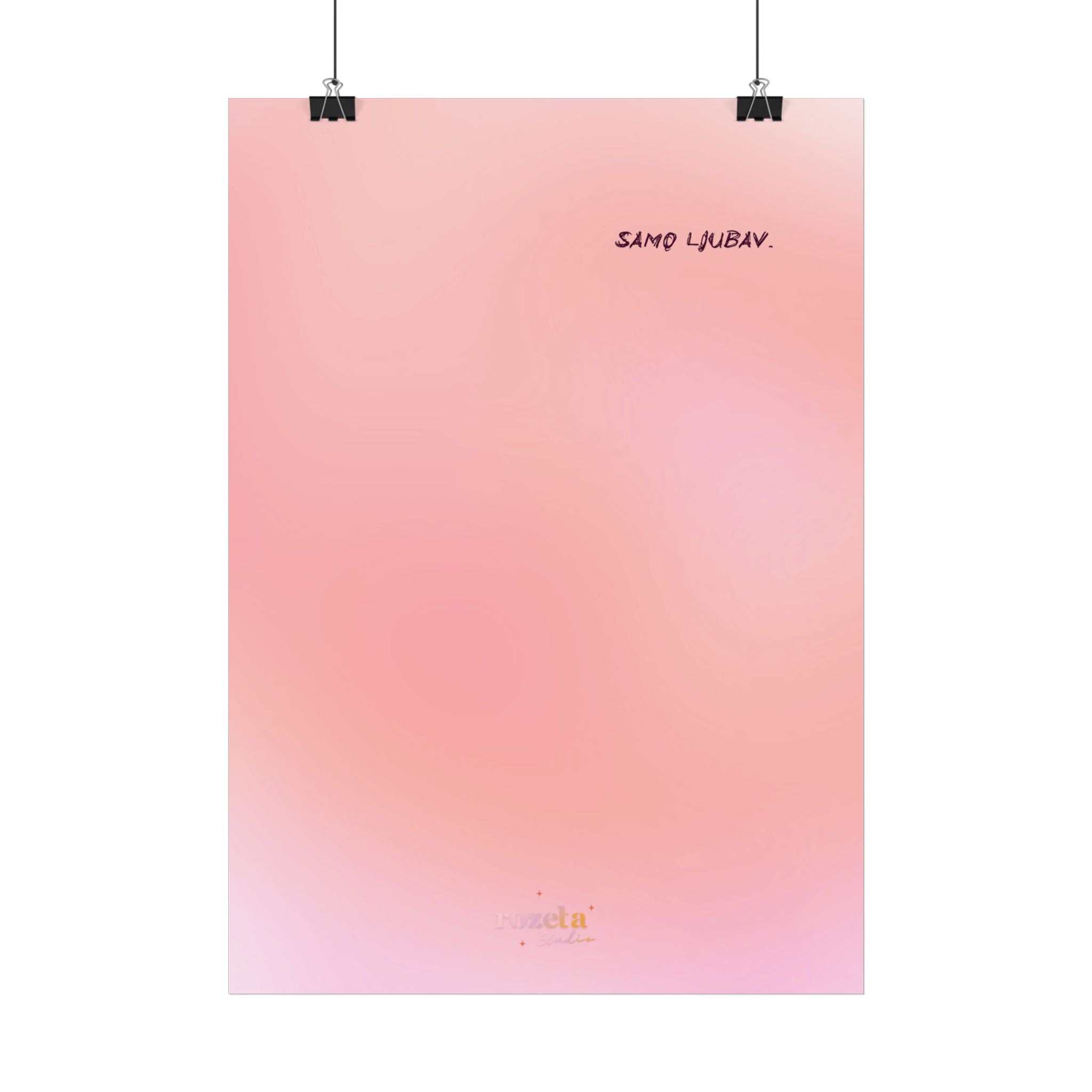 Nur Liebe – Gradient Poster