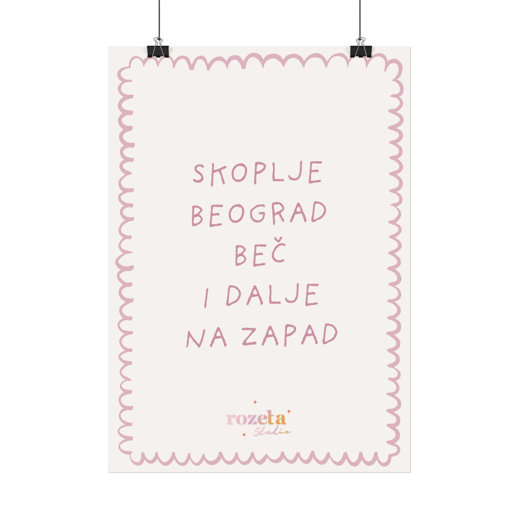 I Dalje Na Zapad – Diaspora Poster