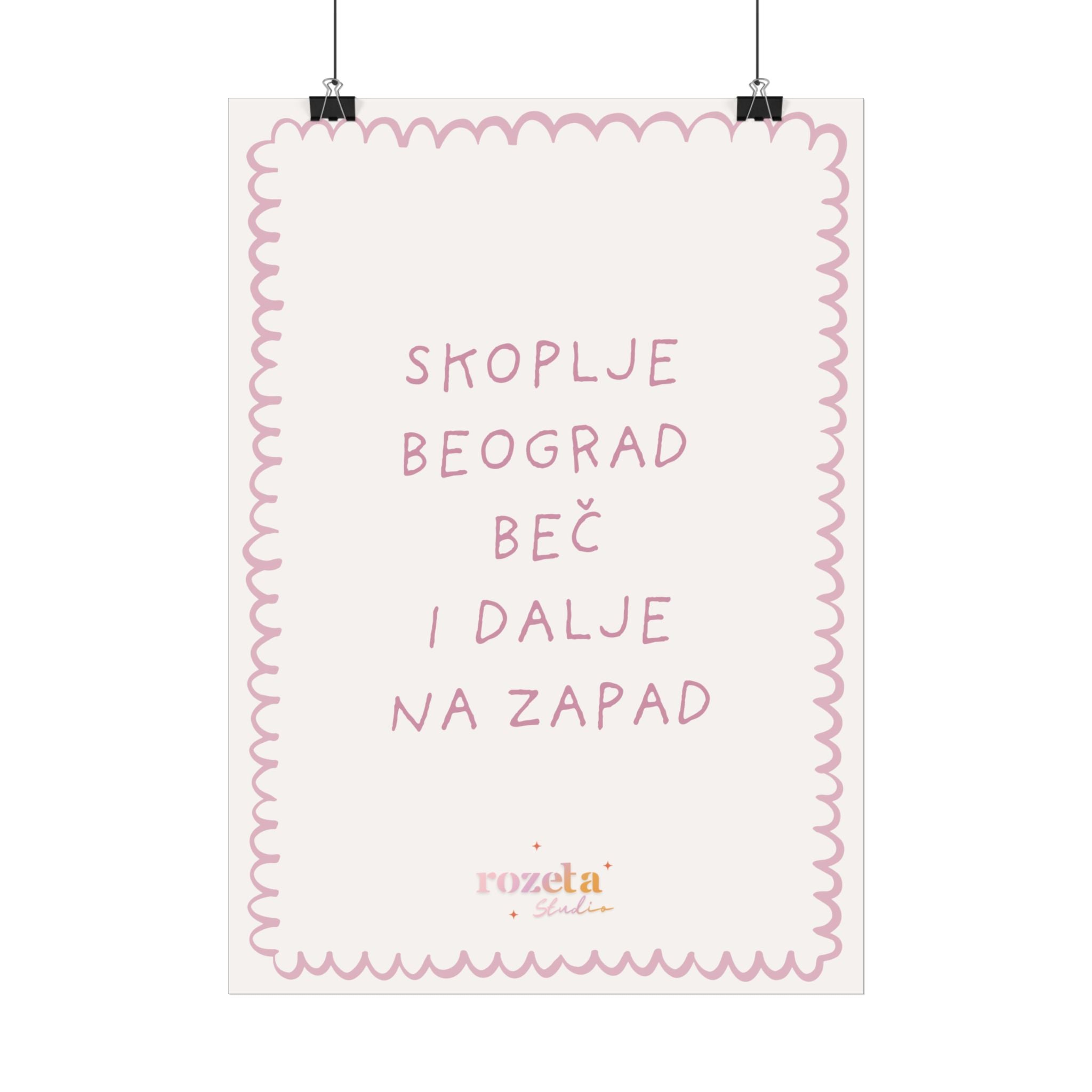 I Dalje Na Zapad – Diaspora Poster