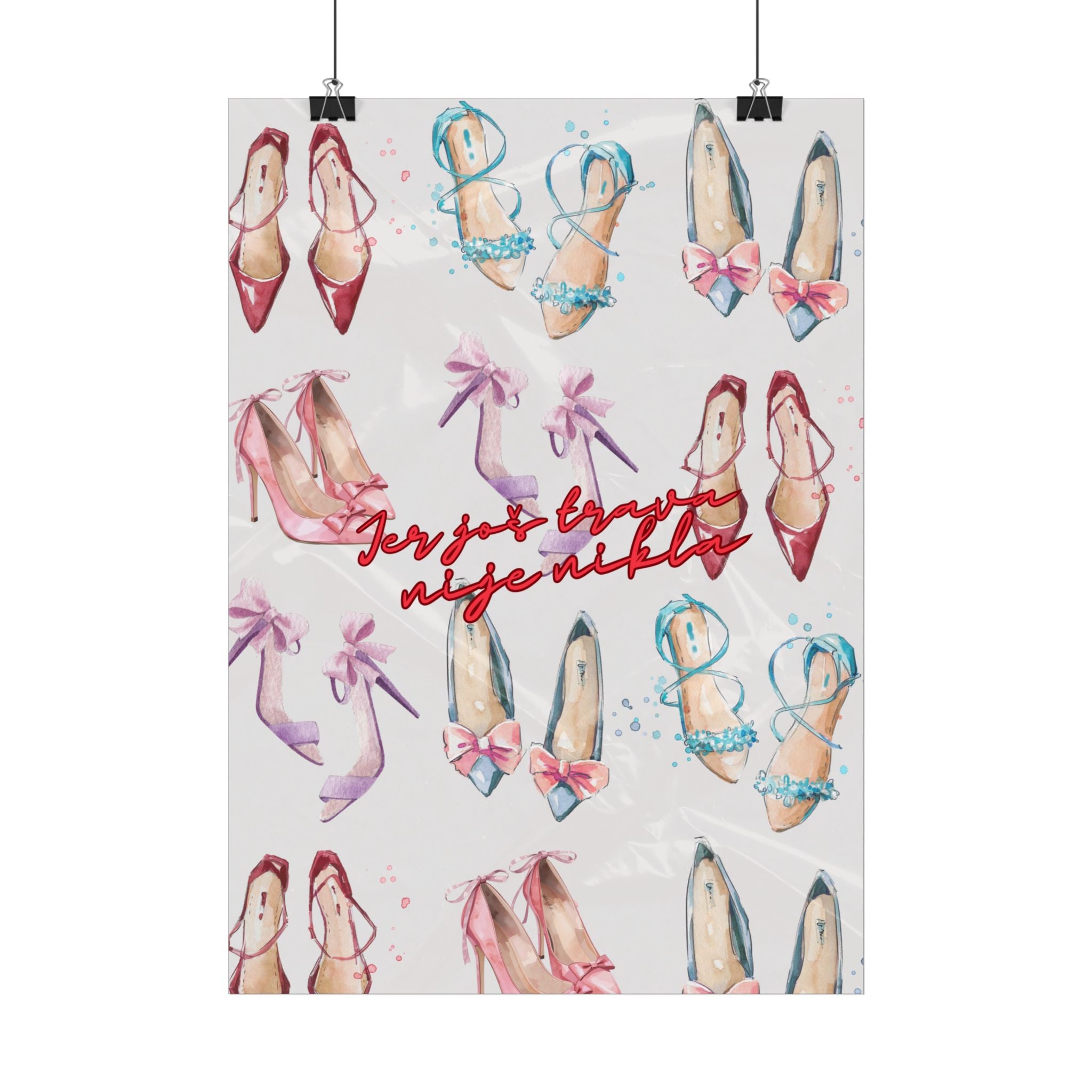 Poster s visokim potpeticama