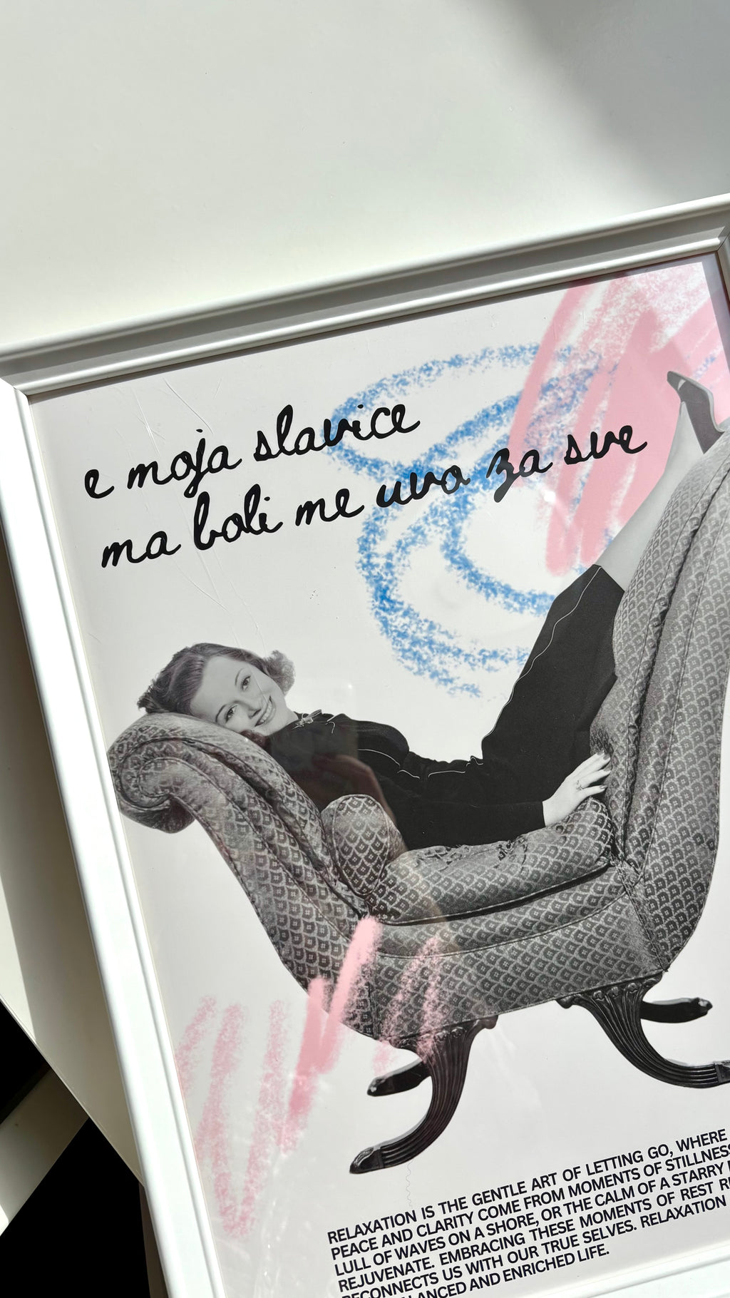 „E moja slavice – Unbeschwertes Statement Poster“