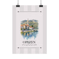 Opuzen Poster – Wahrzeichen Illustration | Stadtposter Kroatien