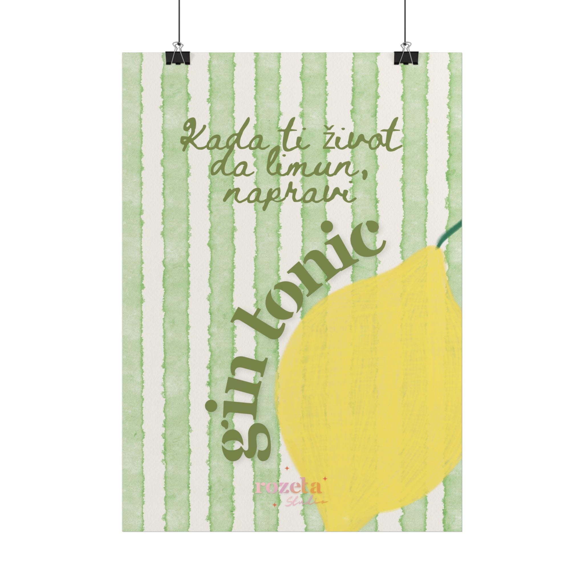 Život s gin tonikom – Šareni balkanski poster