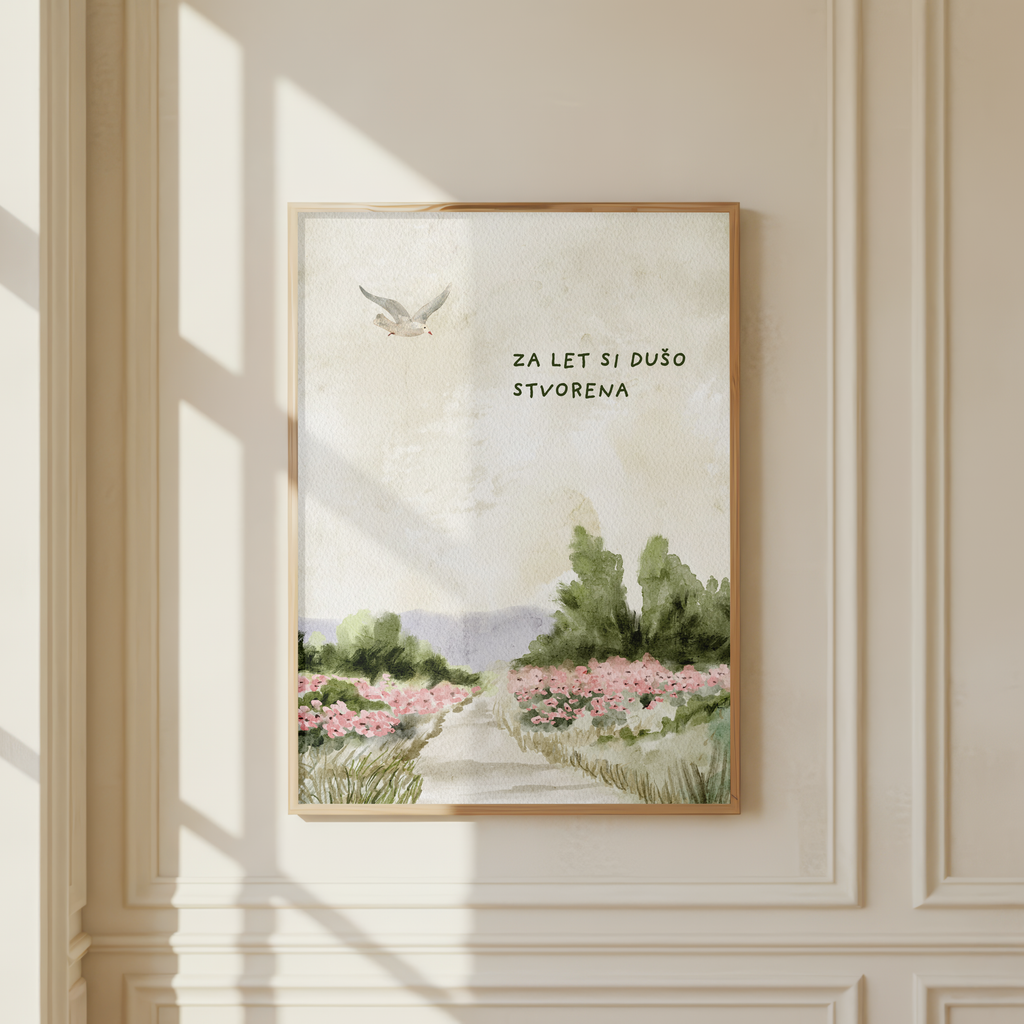 Inspirationposter - „Für den Flug bist du geschaffen“