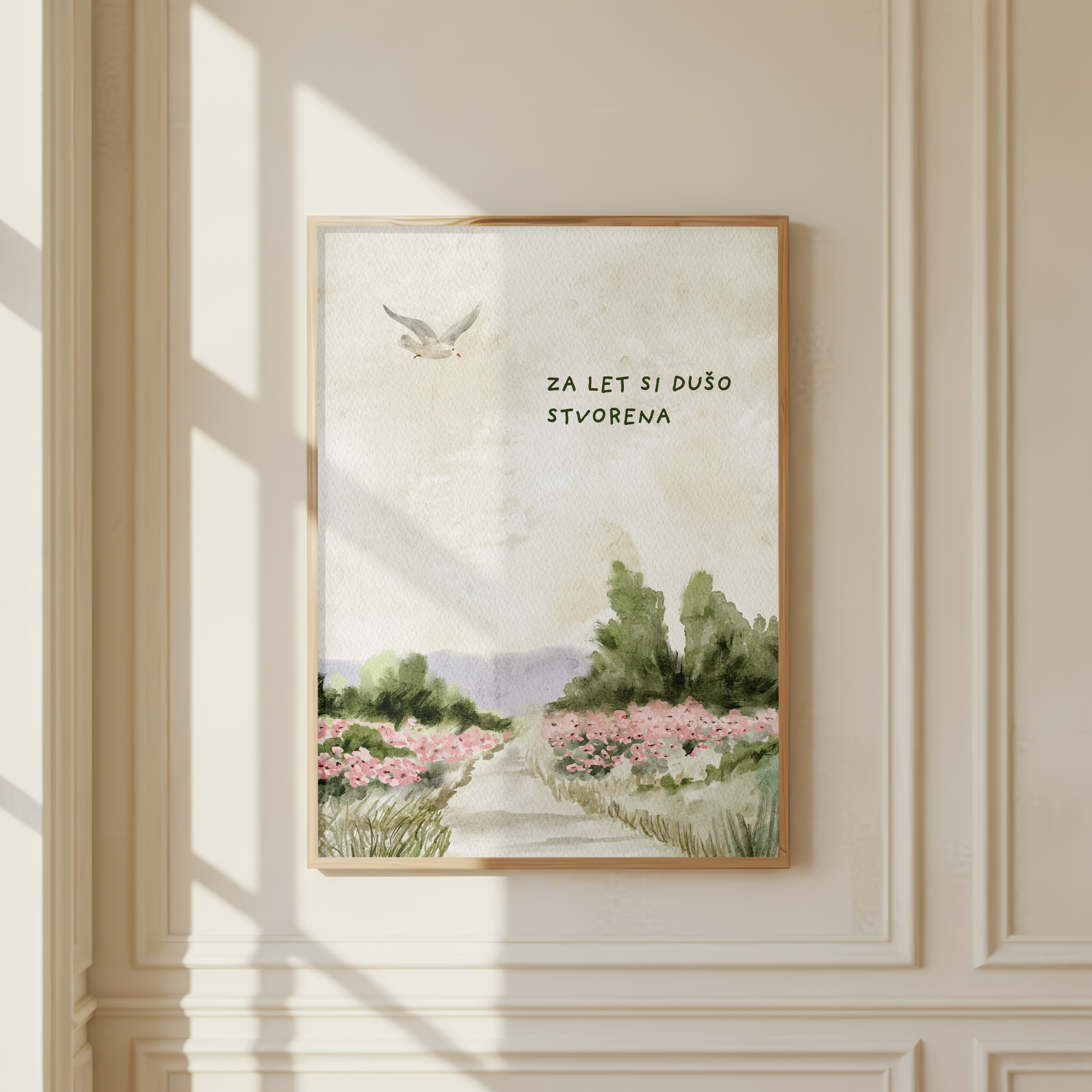 Inspirationposter - „Für den Flug bist du geschaffen“