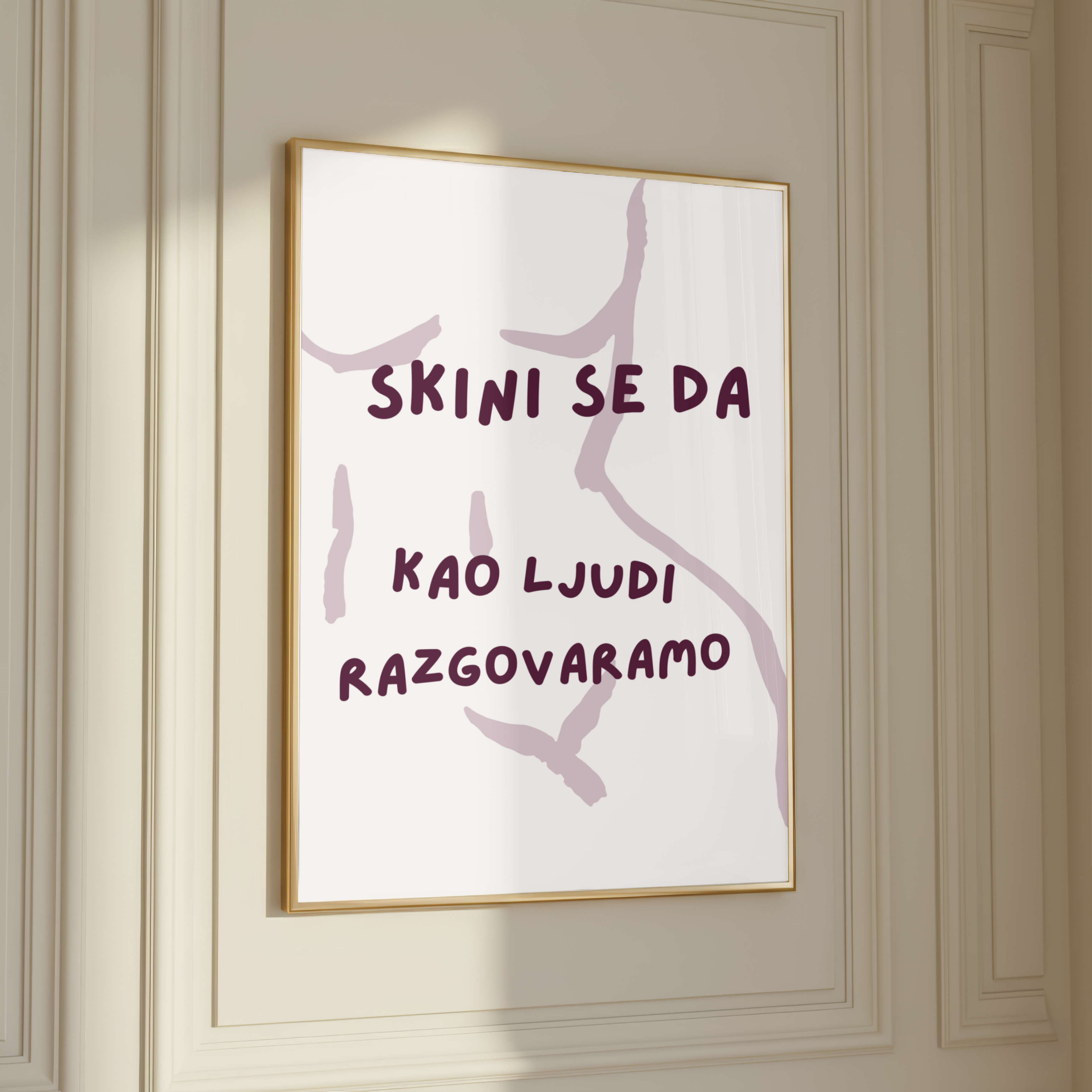 Reden wir Klartext Statement Poster