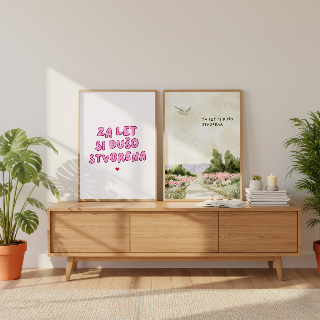 Inspirationposter - „Für den Flug bist du geschaffen“