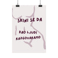 Reden wir Klartext Statement Poster