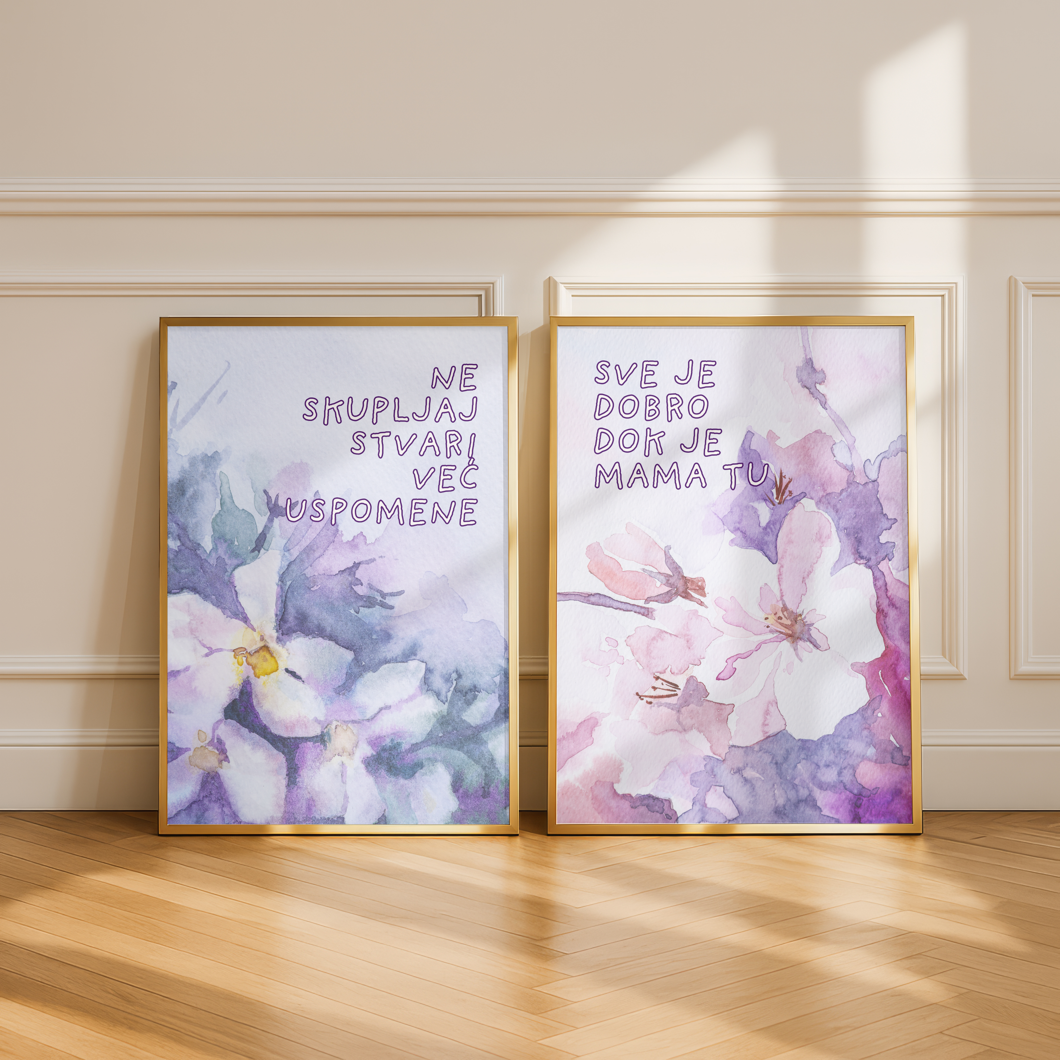 Sve je dobro dok je mama tu | Liebevolles Mama Poster