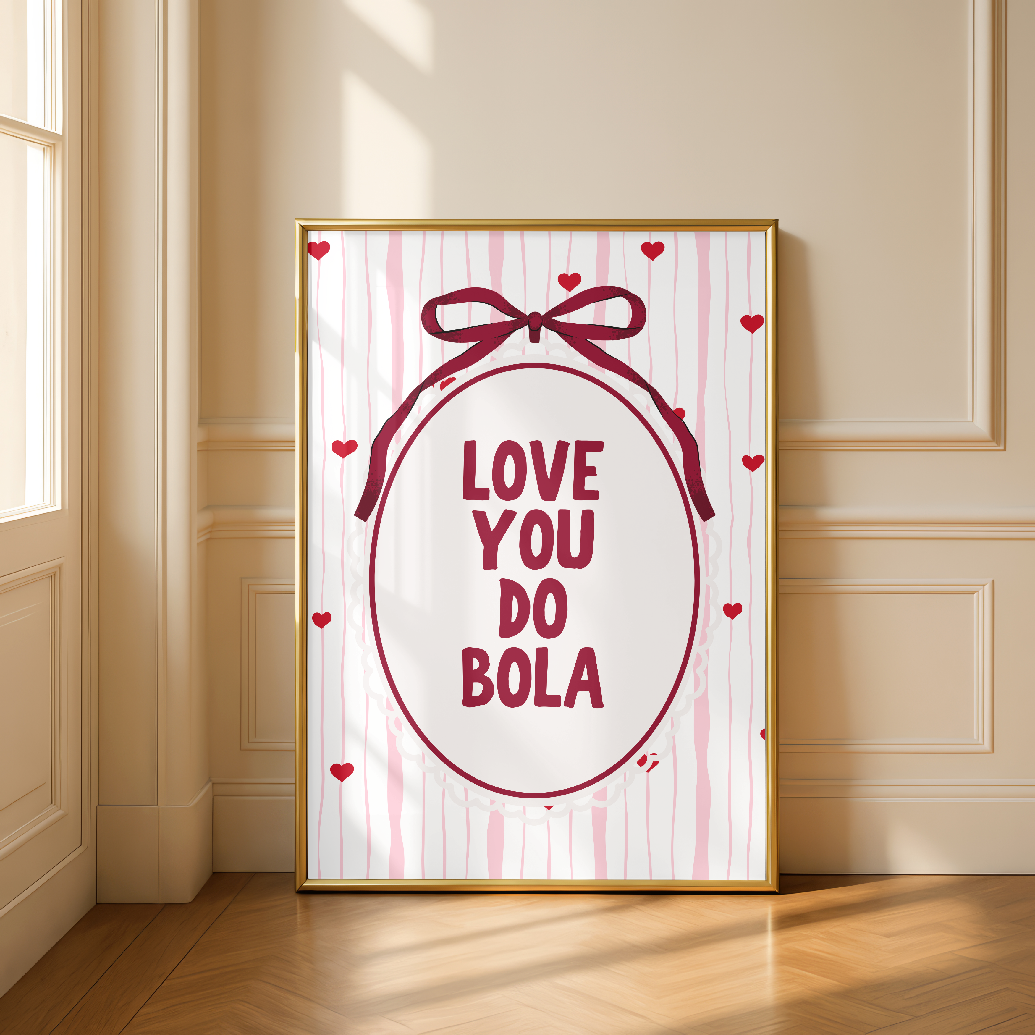 Love You Do Bola - Ljubav Posters