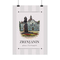 Zrenjanin Poster – Wahrzeichen Illustration | Stadtposter Serbien