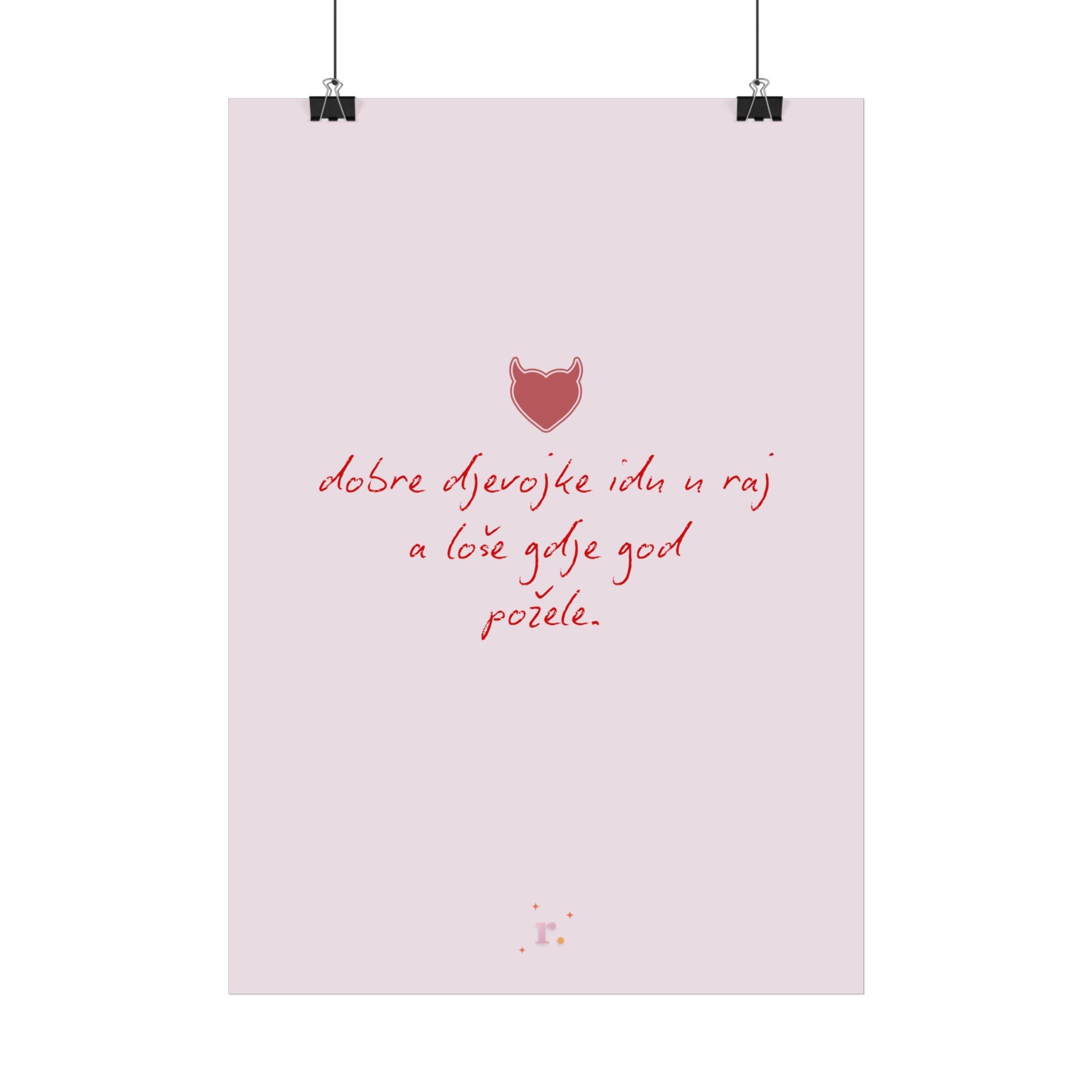 Good Girls, Bad Girls – Balkan Poster