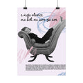 „E moja slavice – Unbeschwertes Statement Poster“