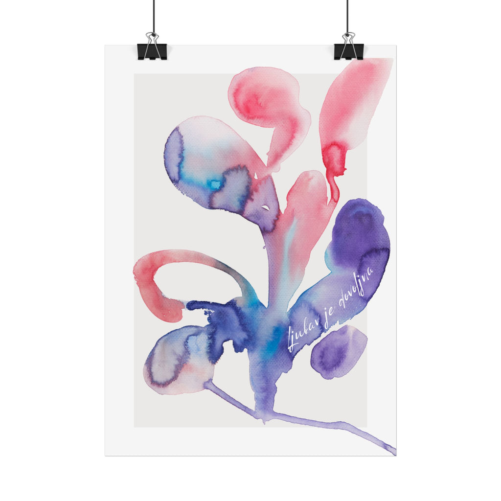 Florale Harmonie Ljubav - Abstract Plant Art
