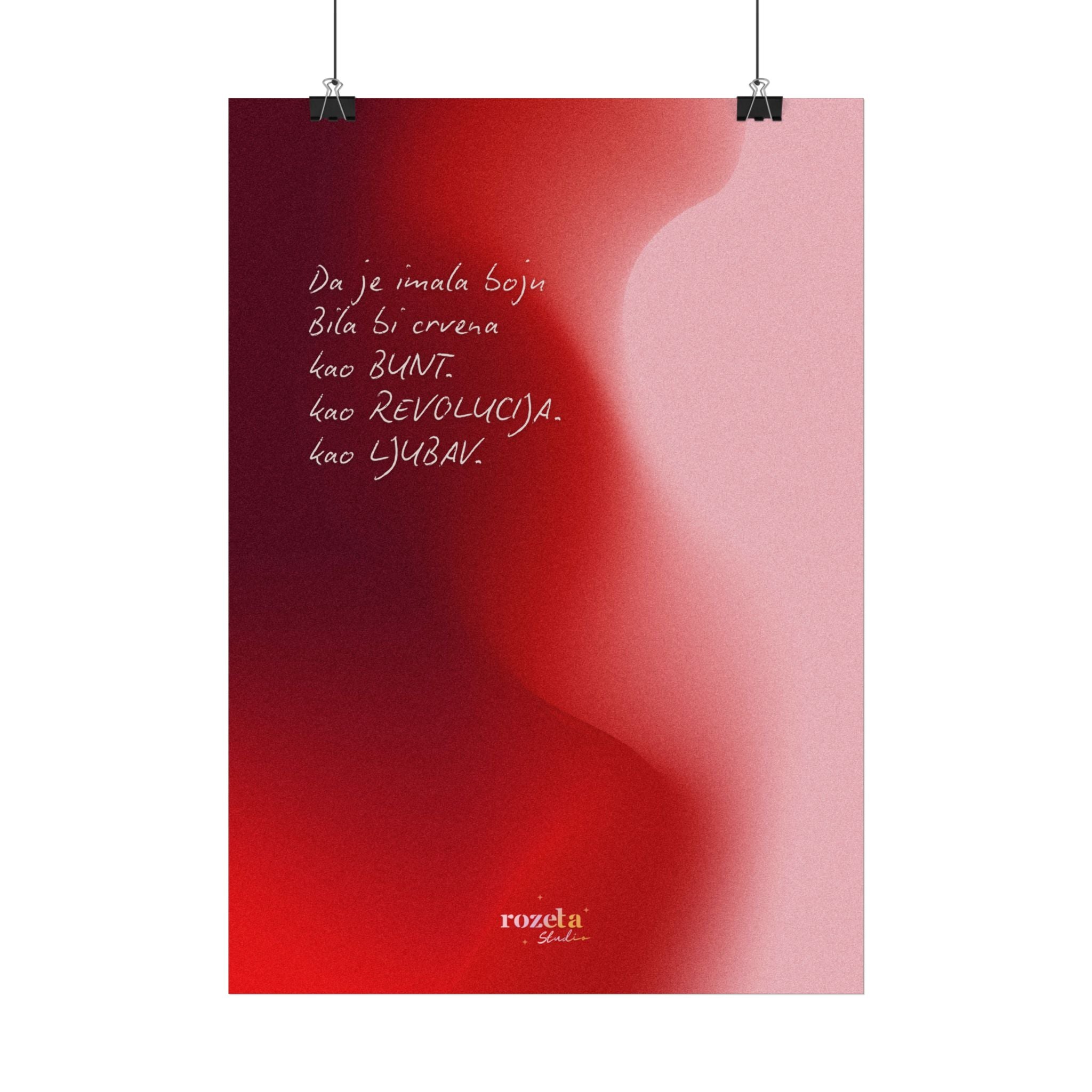 „Crvena Kao Ljubav“ - Rot wie die Liebe