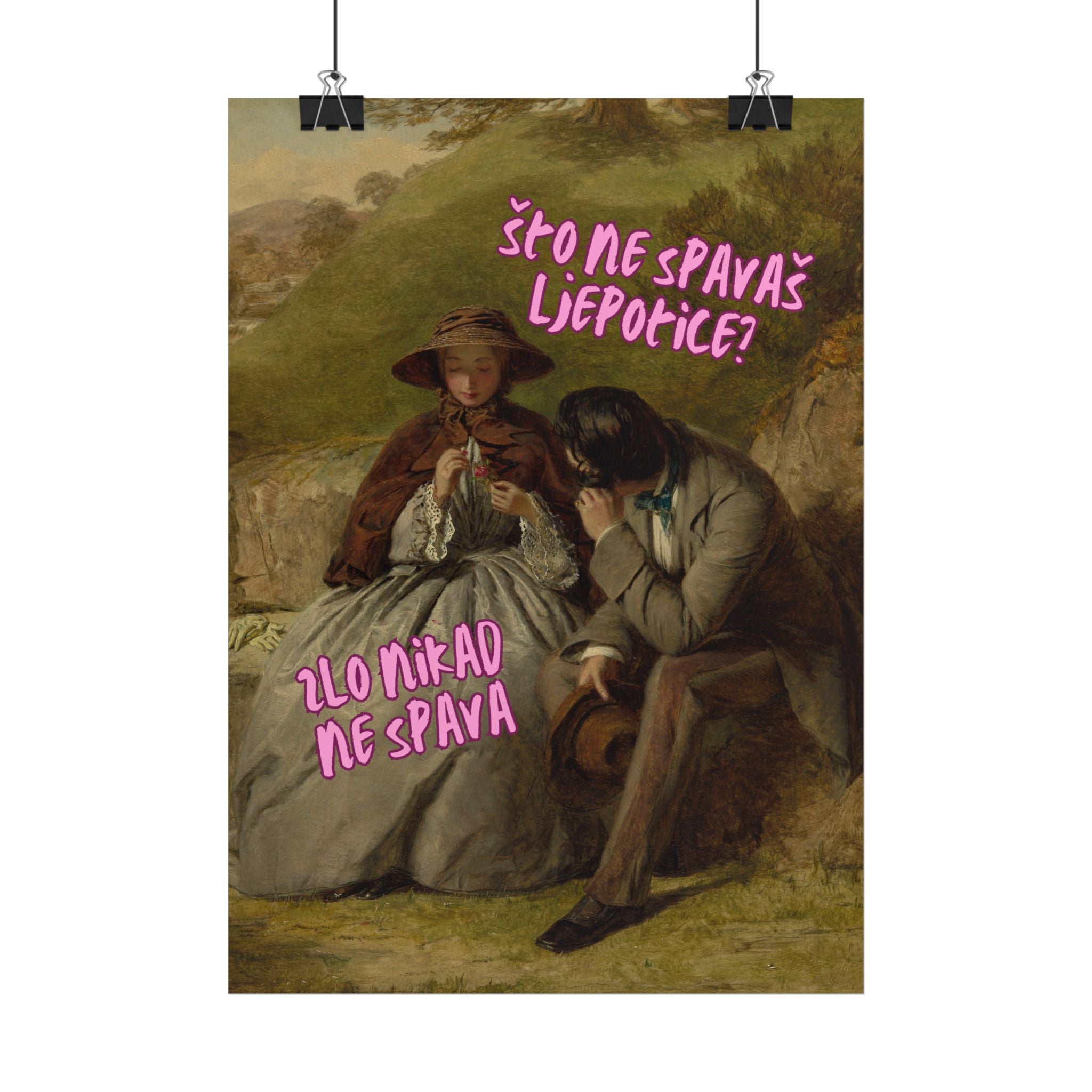 Zlo nikada ne spava Renaissance Poster