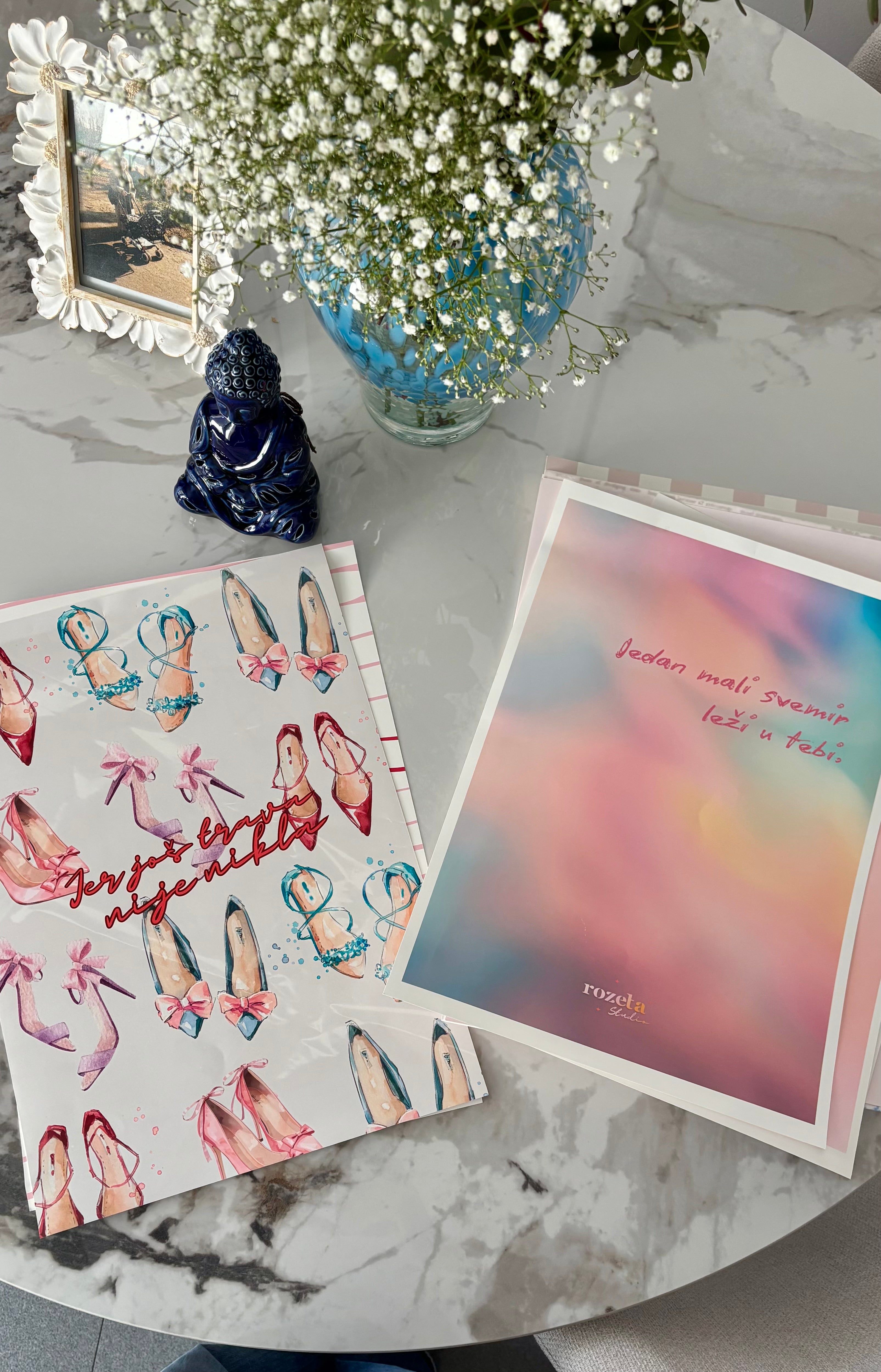 Poster s visokim potpeticama