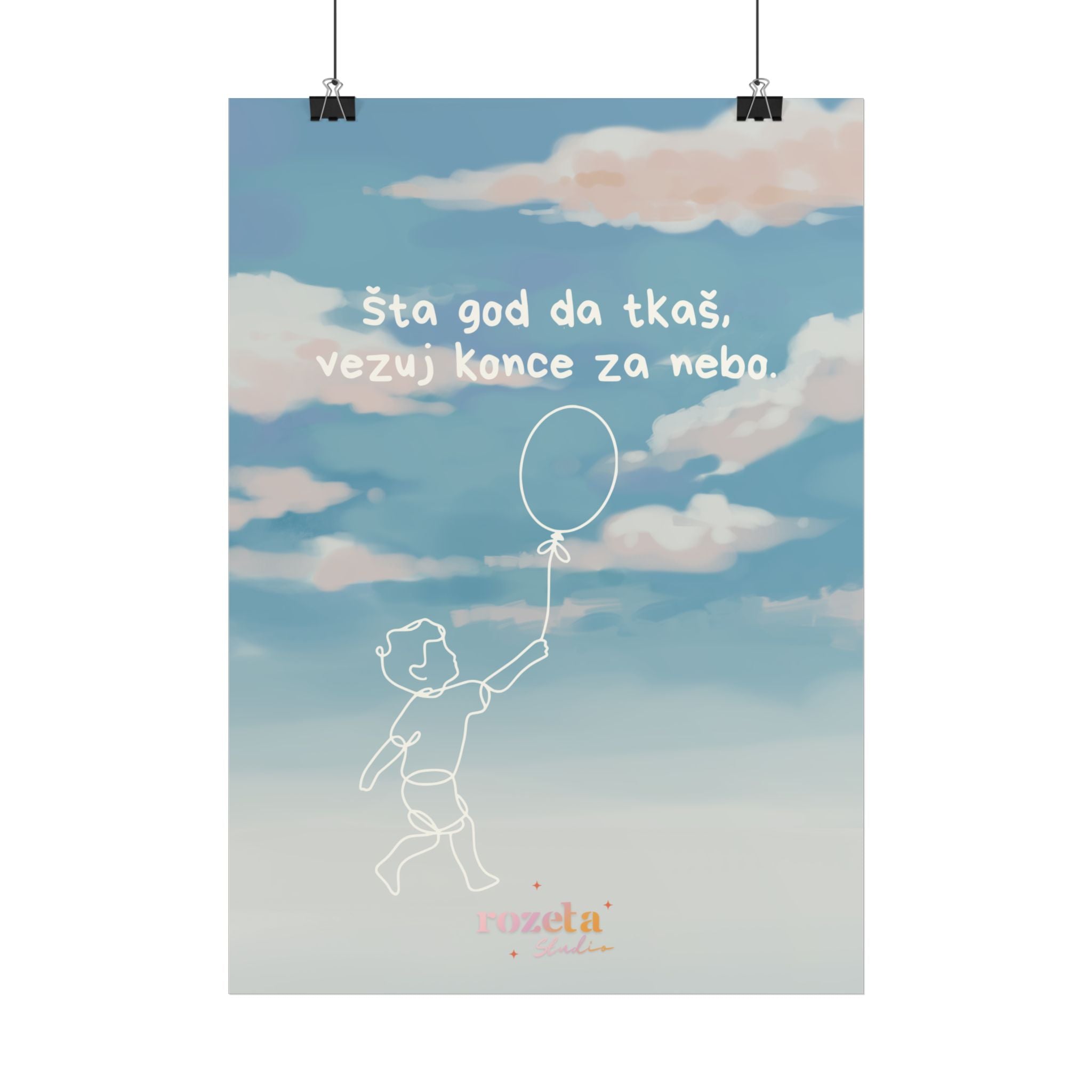 Spoji svoje niti s nebom – Poetski balkanski poster