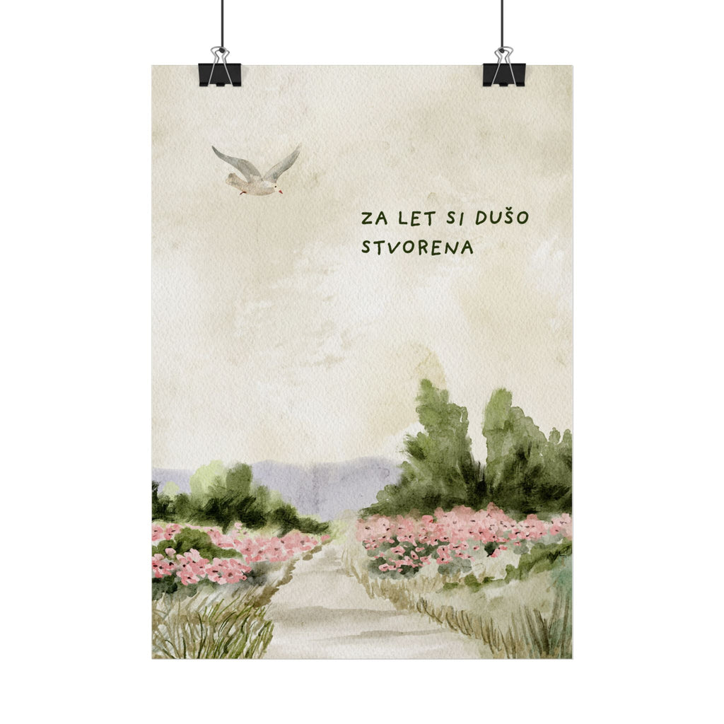 Inspirationposter - „Für den Flug bist du geschaffen“