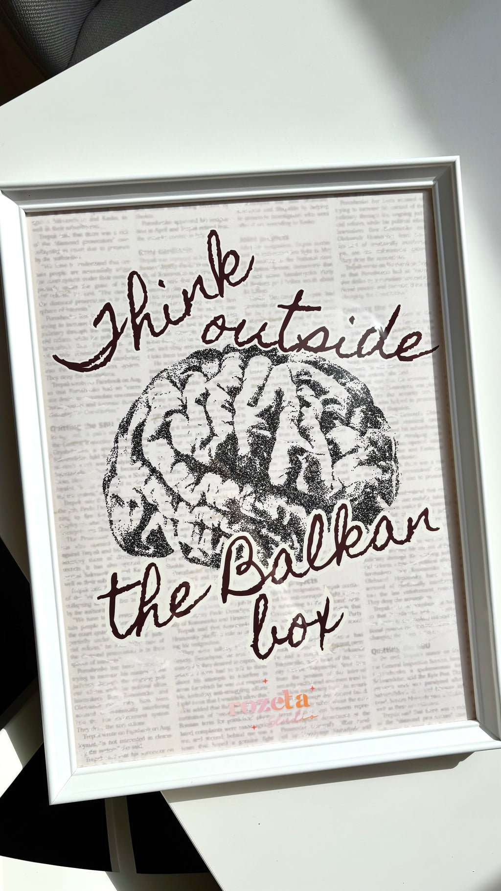 Statement Poster – „Think Outside the Balkan Box“