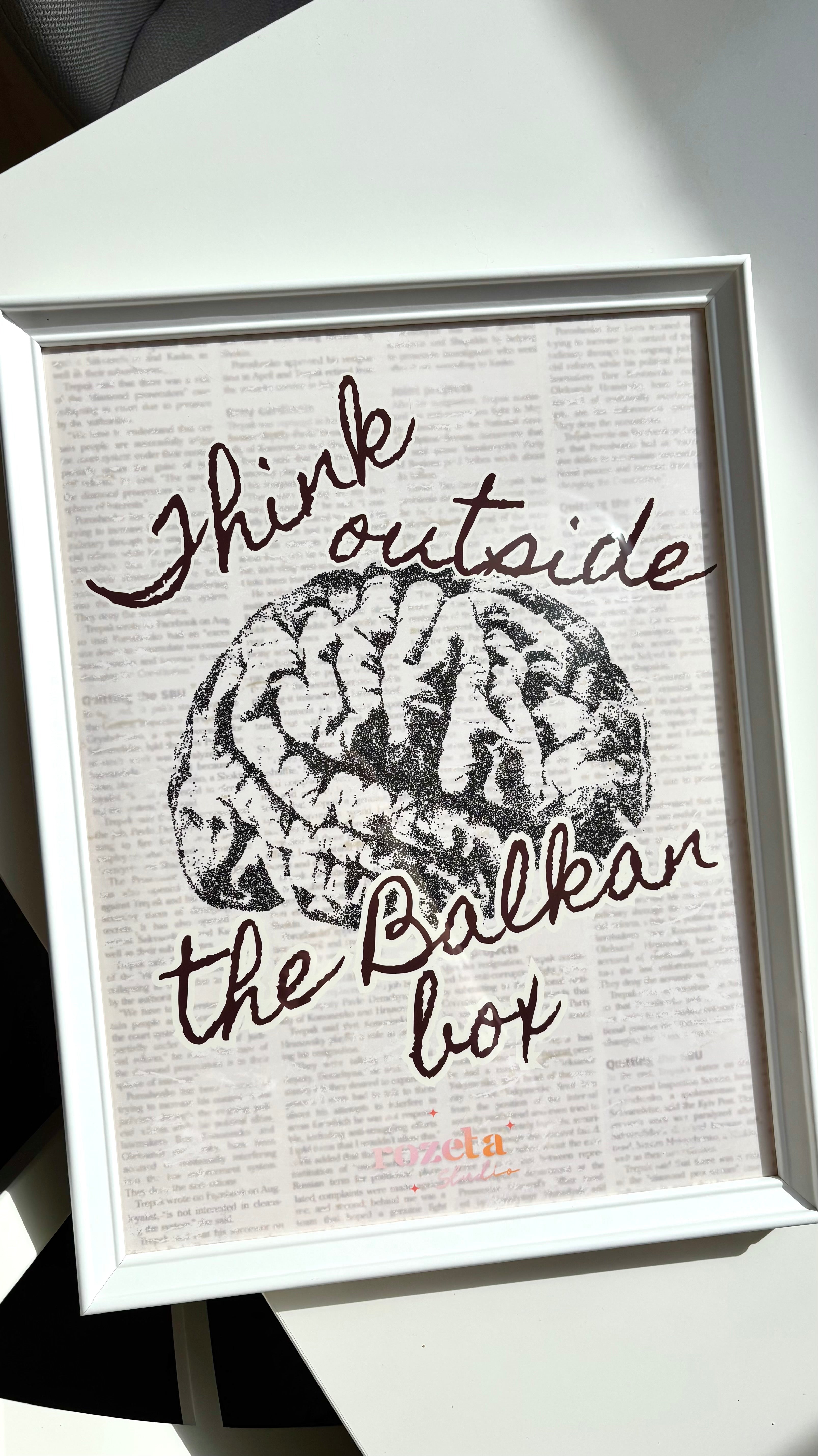 Statement Poster – „Think Outside the Balkan Box“