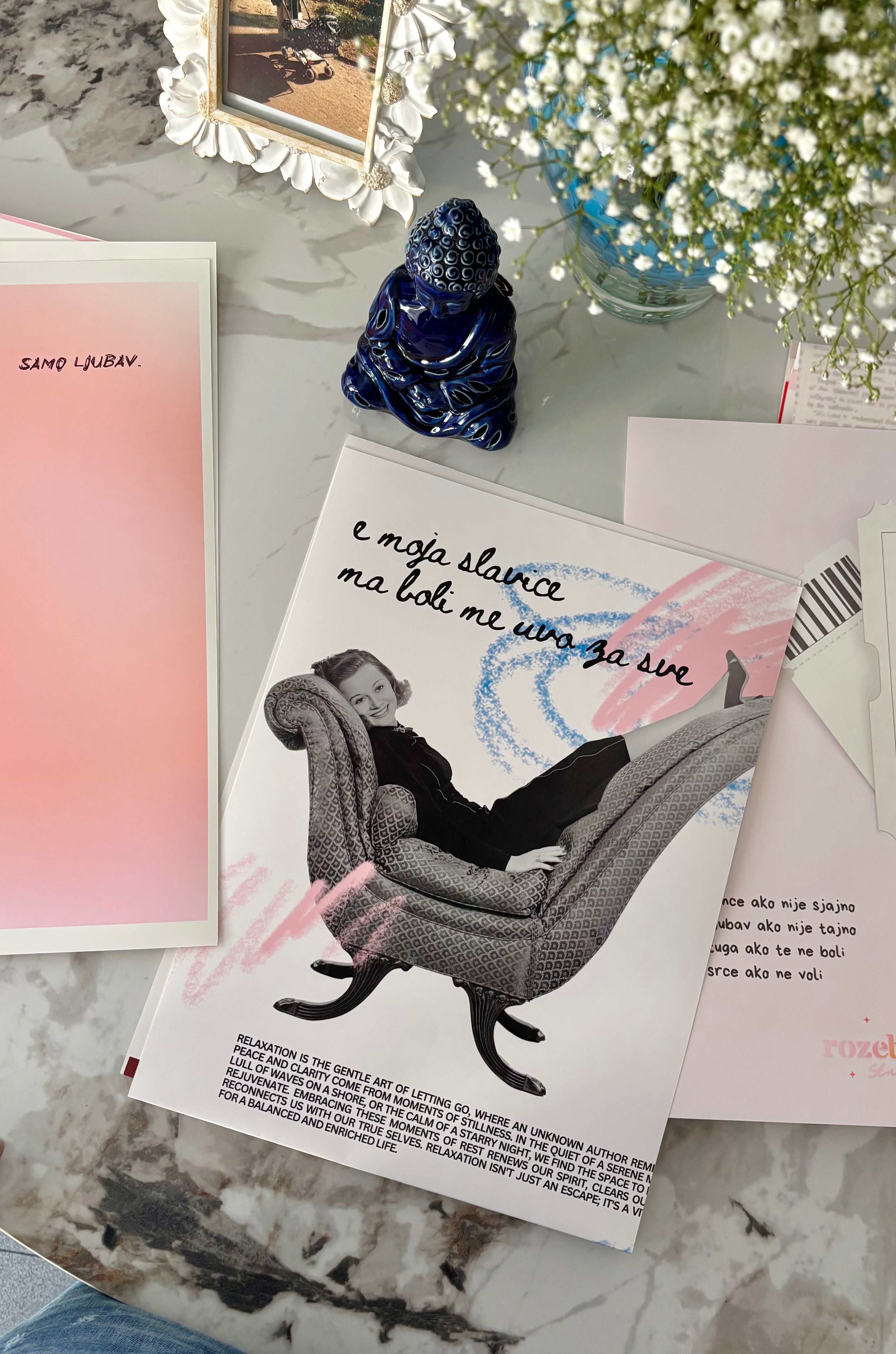 „E moja slavice – Unbeschwertes Statement Poster“