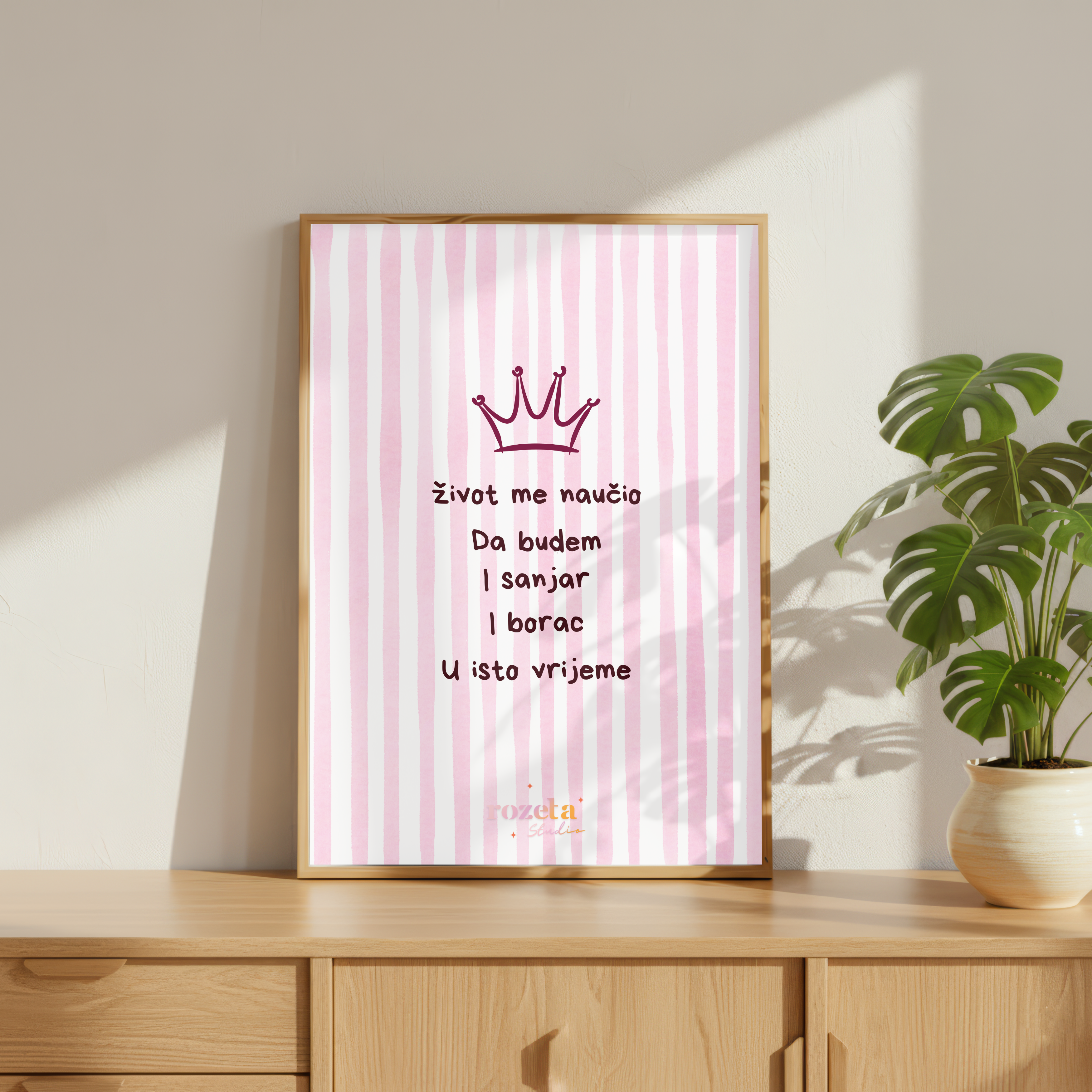 „Träumerin & Kämpferin – Balkan Statement Poster