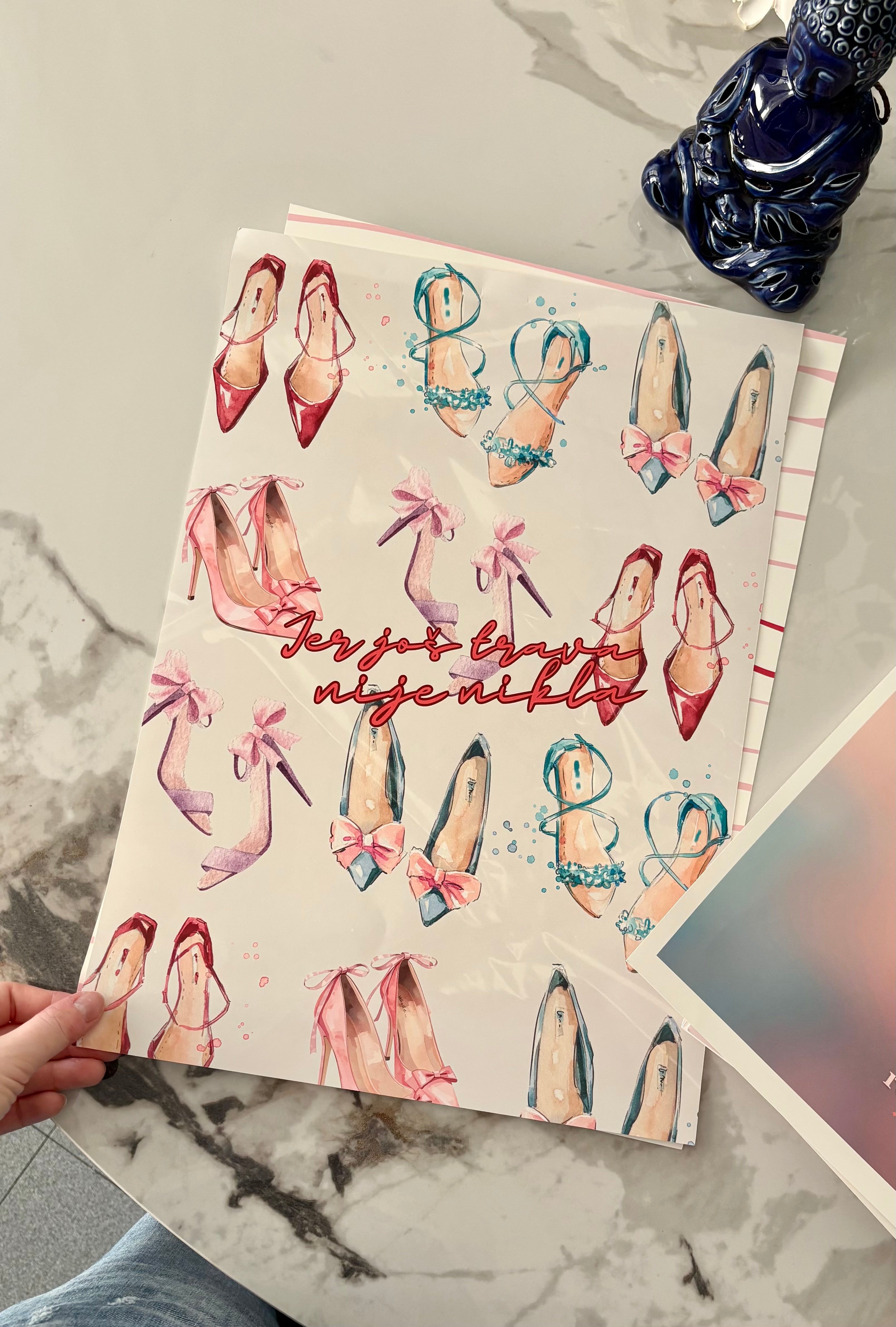 Poster s visokim potpeticama