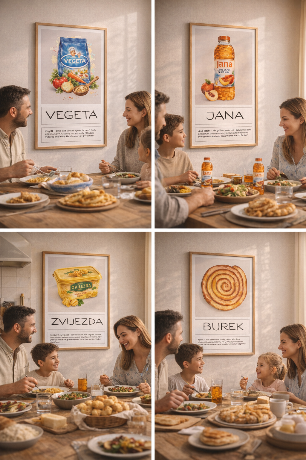 Burek Poster – Balkan Food Küchenposter Wanddekoration
