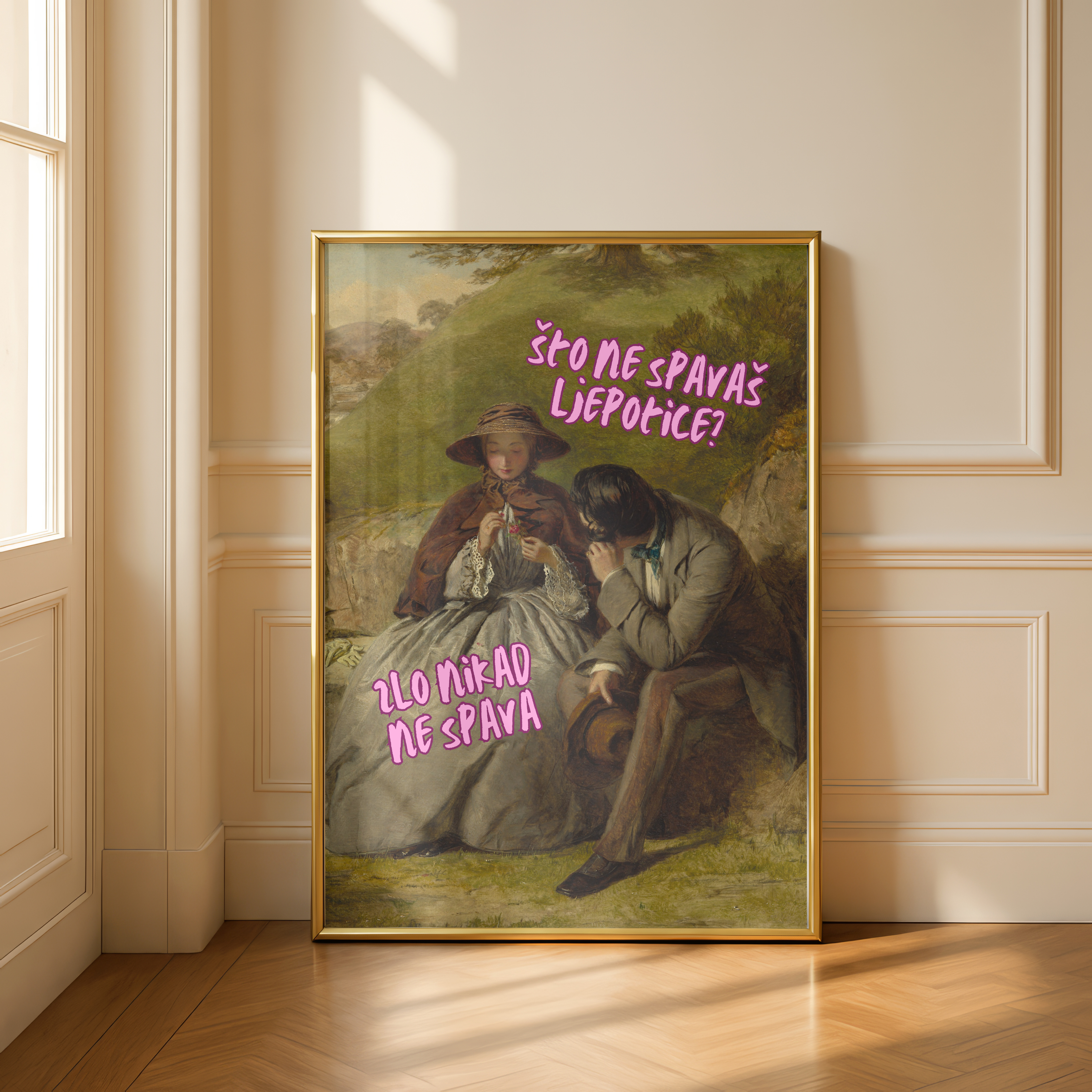Zlo nikada ne spava Renaissance Poster