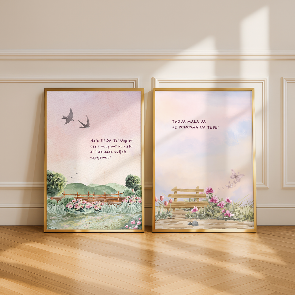 Motivationsposter – Du schaffst das, immer wieder