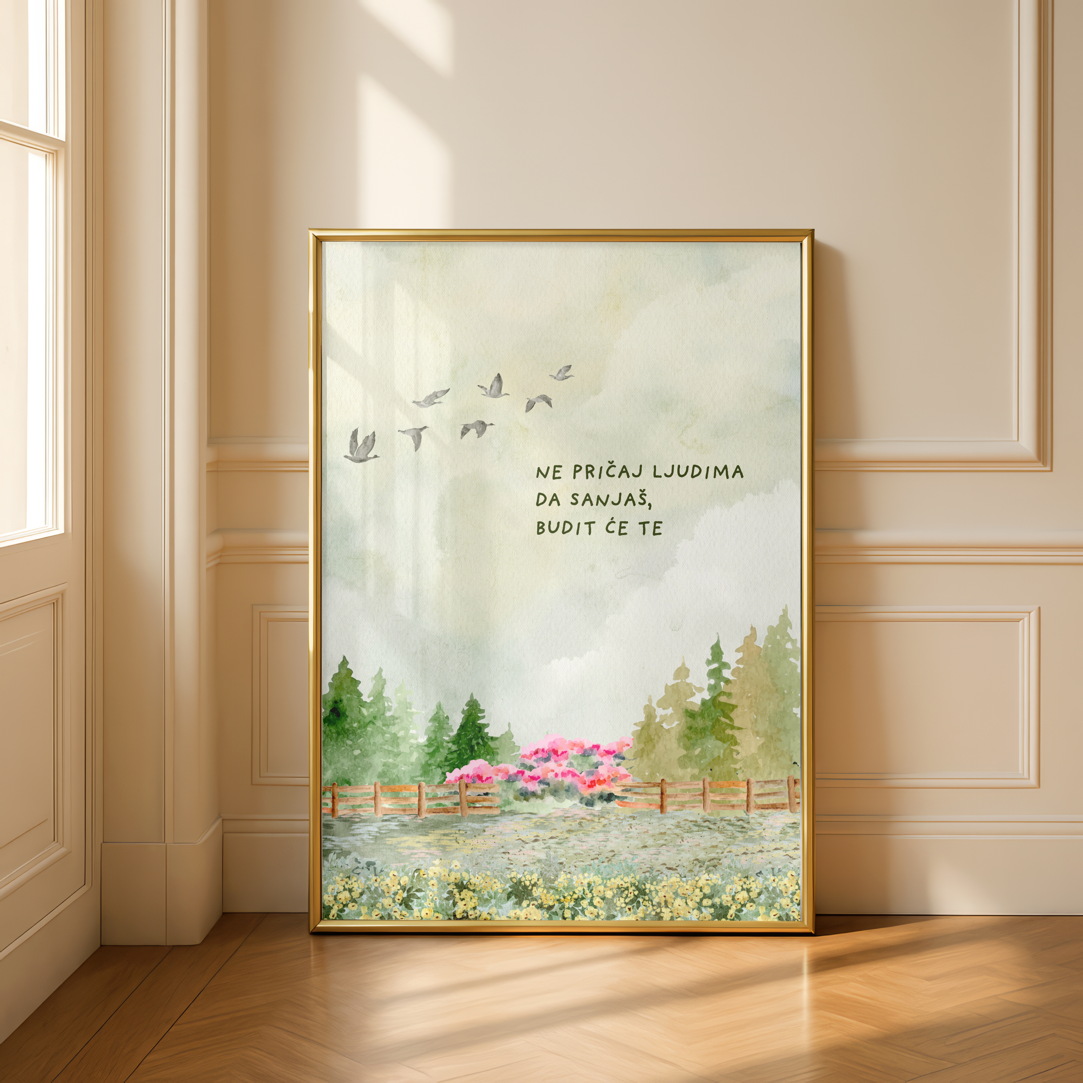 Motivationsposter – Lass dir deine Träume nicht nehmen