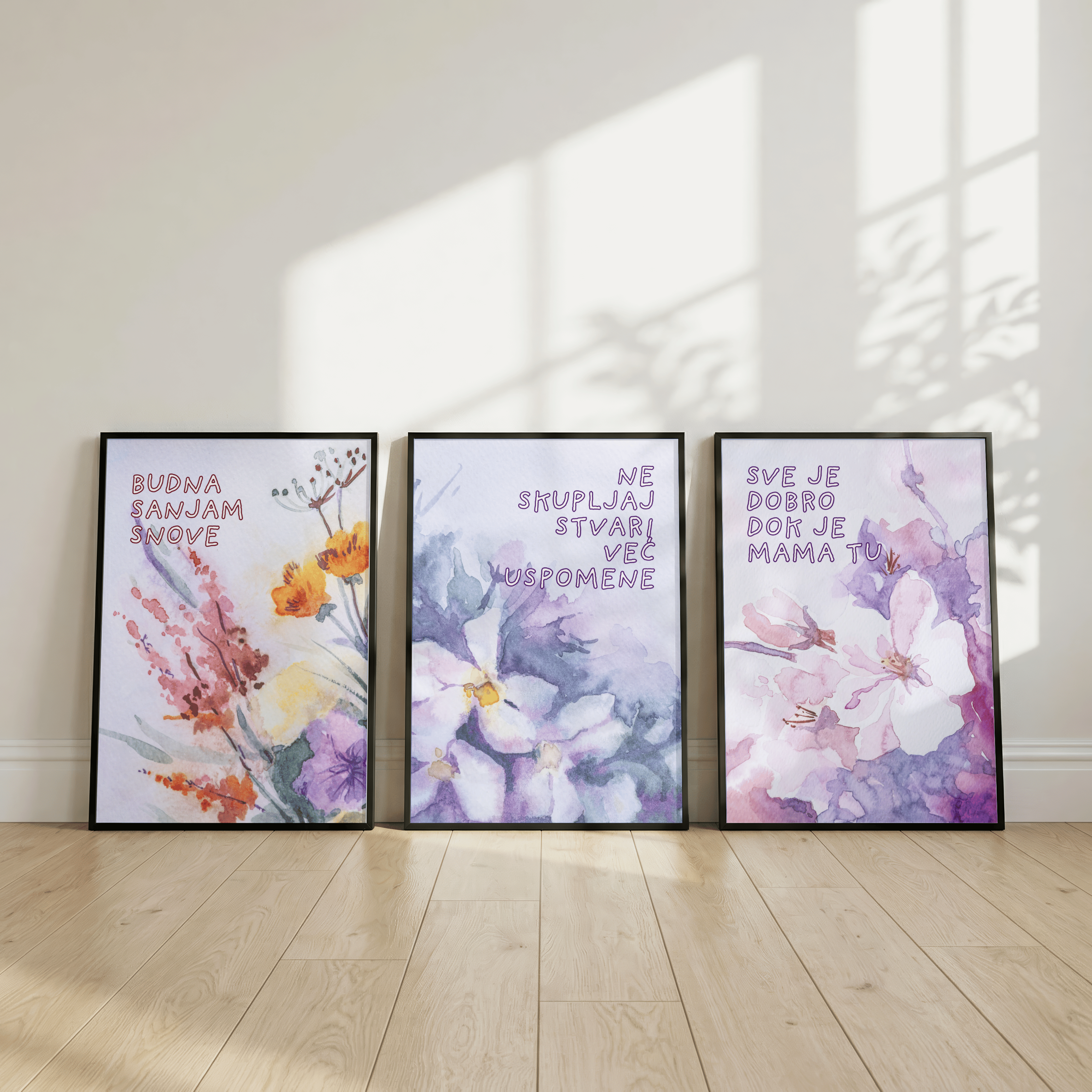 Sve je dobro dok je mama tu | Liebevolles Mama Poster