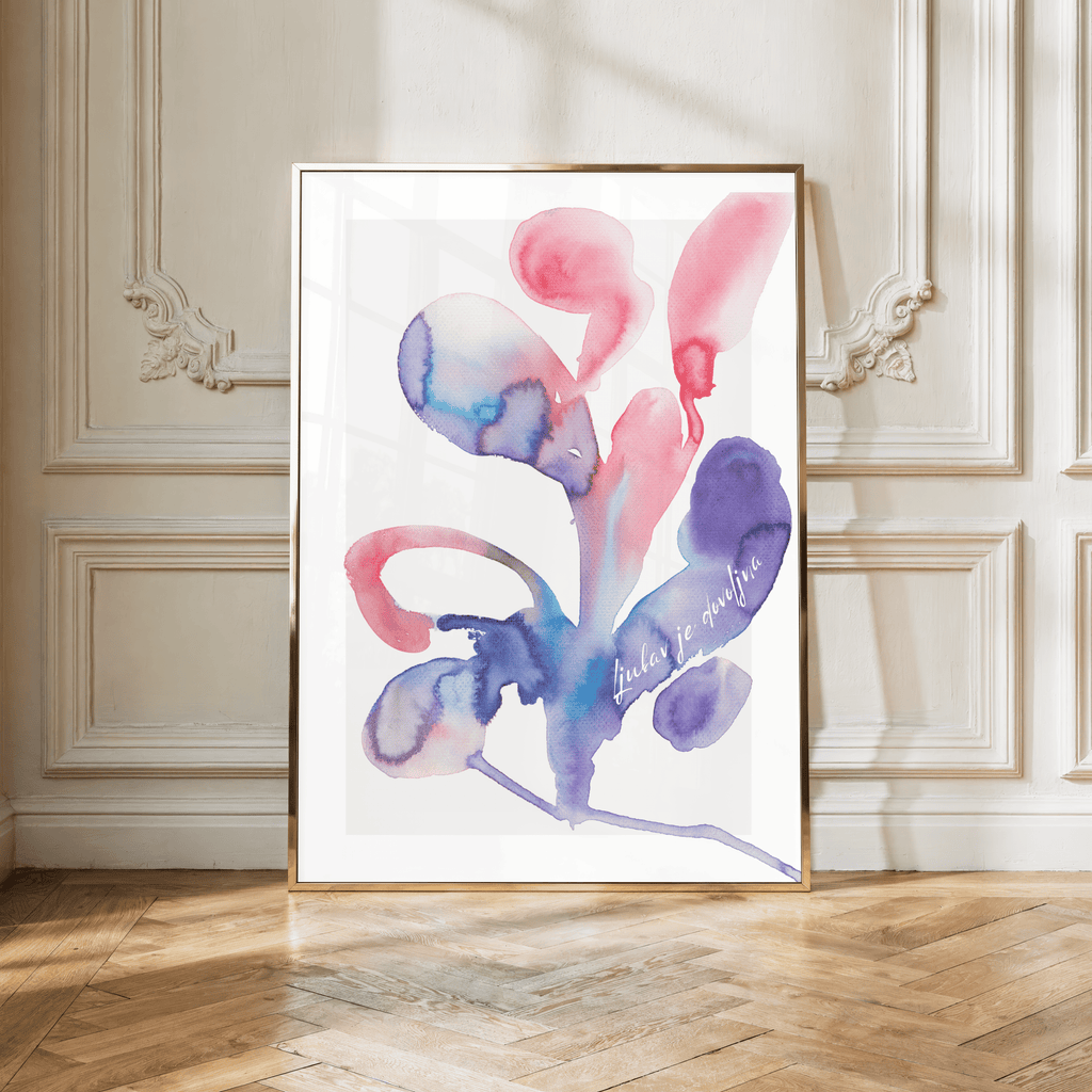 Florale Harmonie Ljubav - Abstract Plant Art