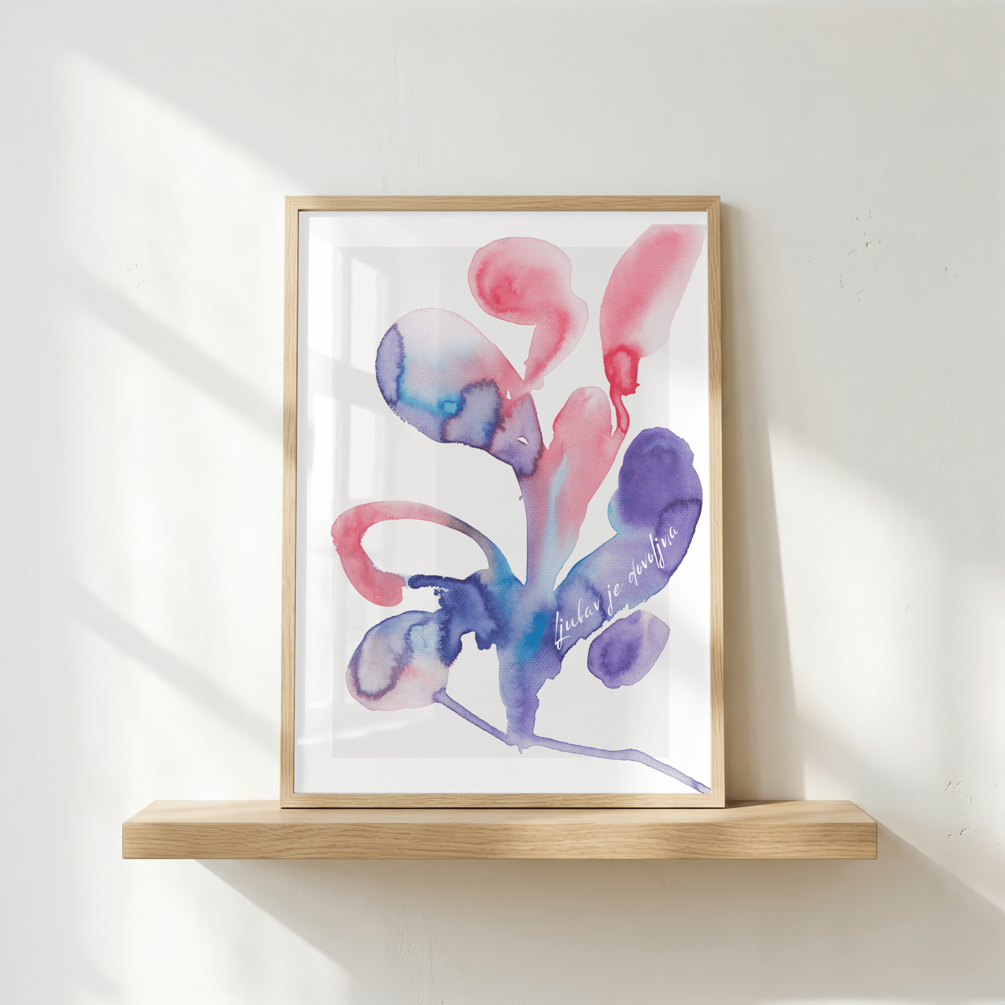 Florale Harmonie Ljubav - Abstract Plant Art