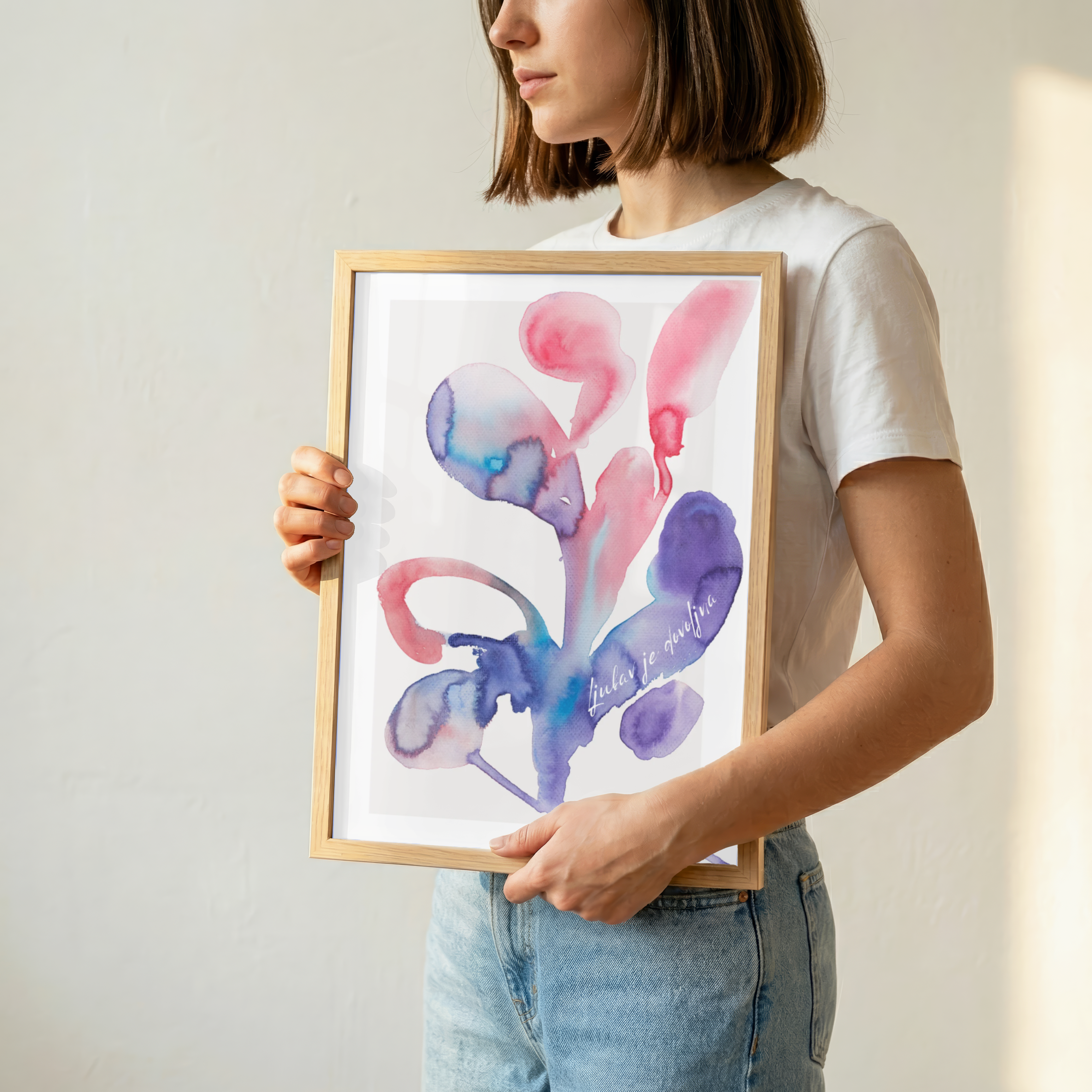 Florale Harmonie Ljubav - Abstract Plant Art