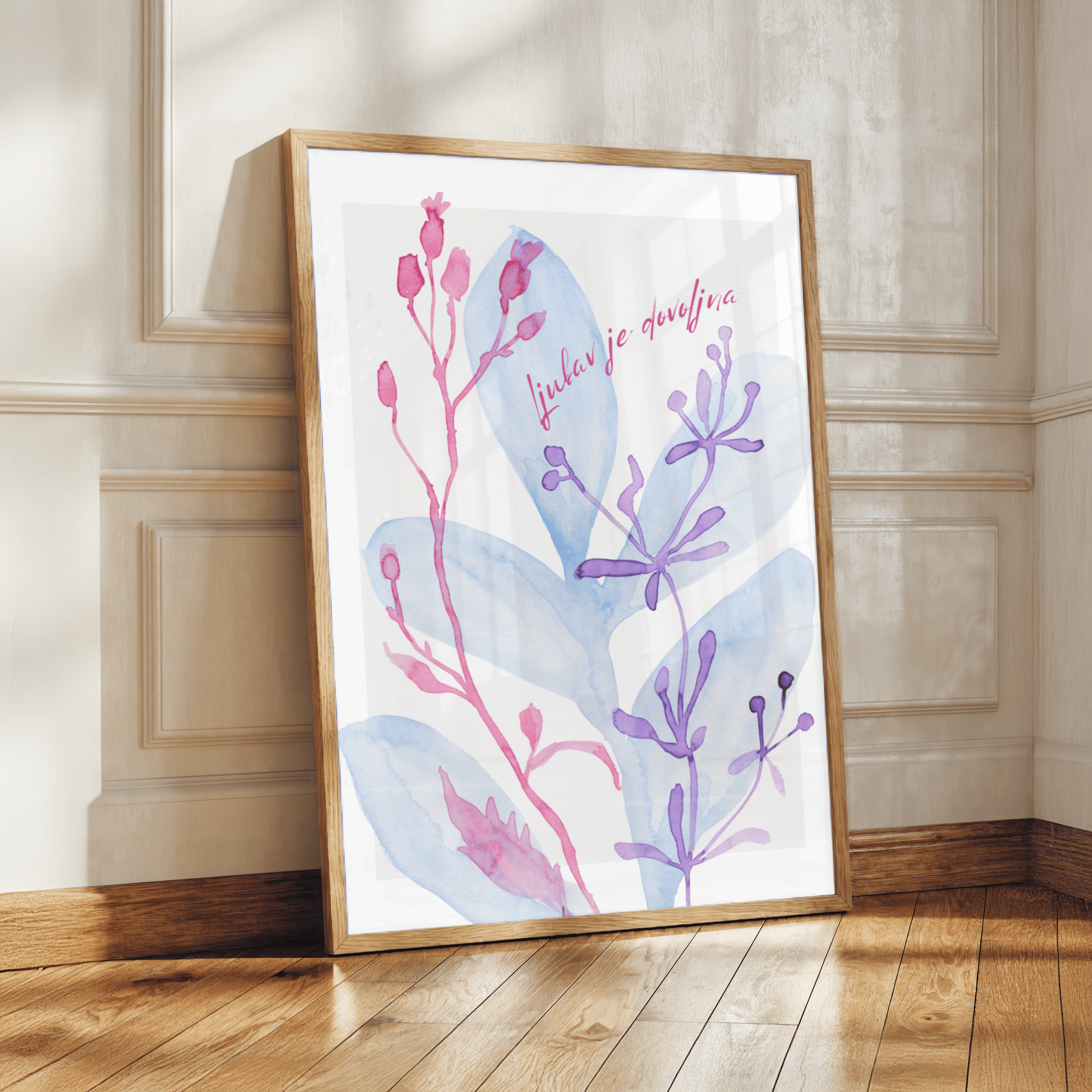 LJUBAV je dovoljna - aquarell botanical art