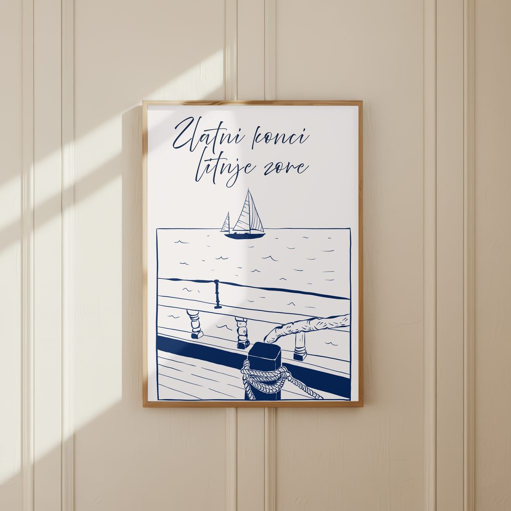 Nije sve u novcu – Plakat „Adria Fischerboot”