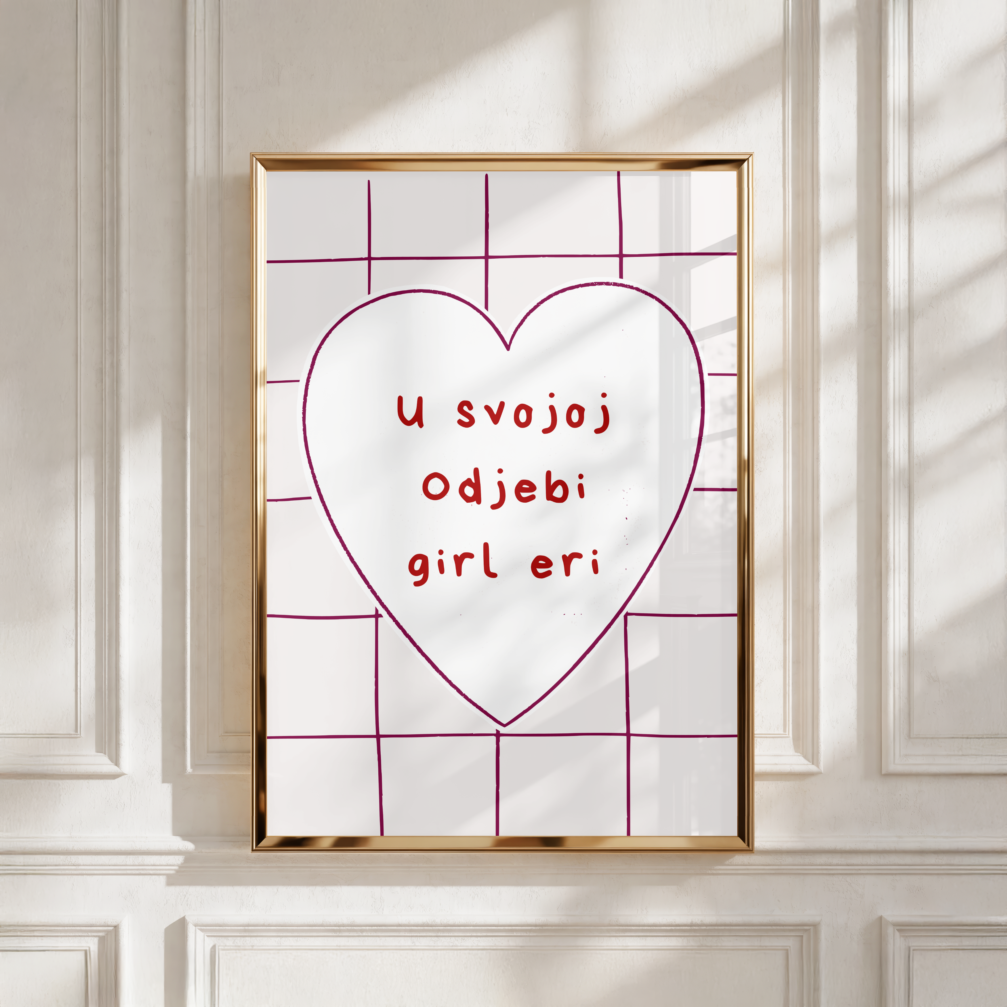 U Mojoj Odj*** Girl Era – Feminist Poster für starke Frauen